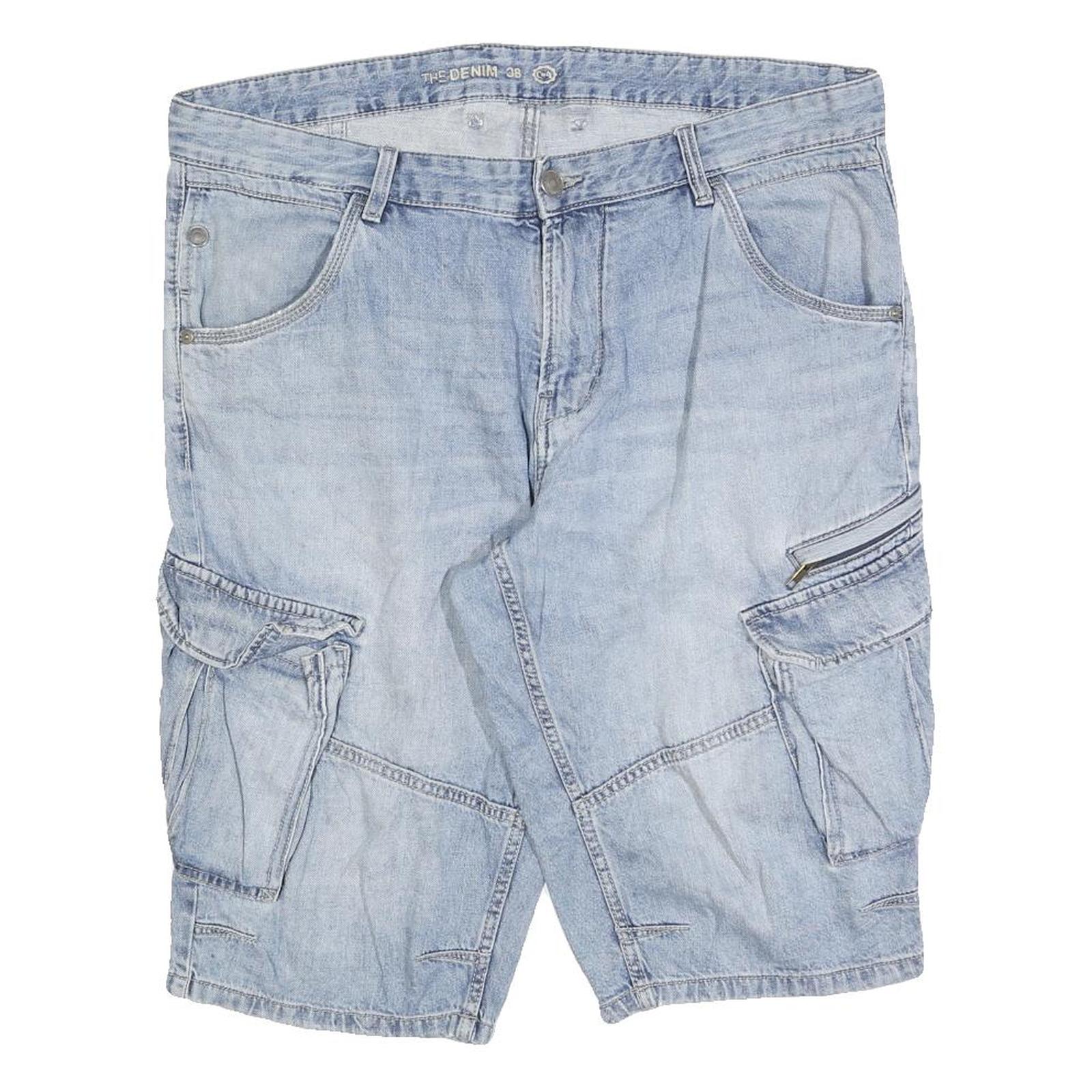 Buy C&A Mens Denim Blue Casual Cargo Shorts XL W38 Functional Pockets Refurbished - $15.59 C&A Mens Denim Blue Casual Cargo Shorts XL W38 Functional Pockets Refurbished - N/A refurbished available on Cerqular