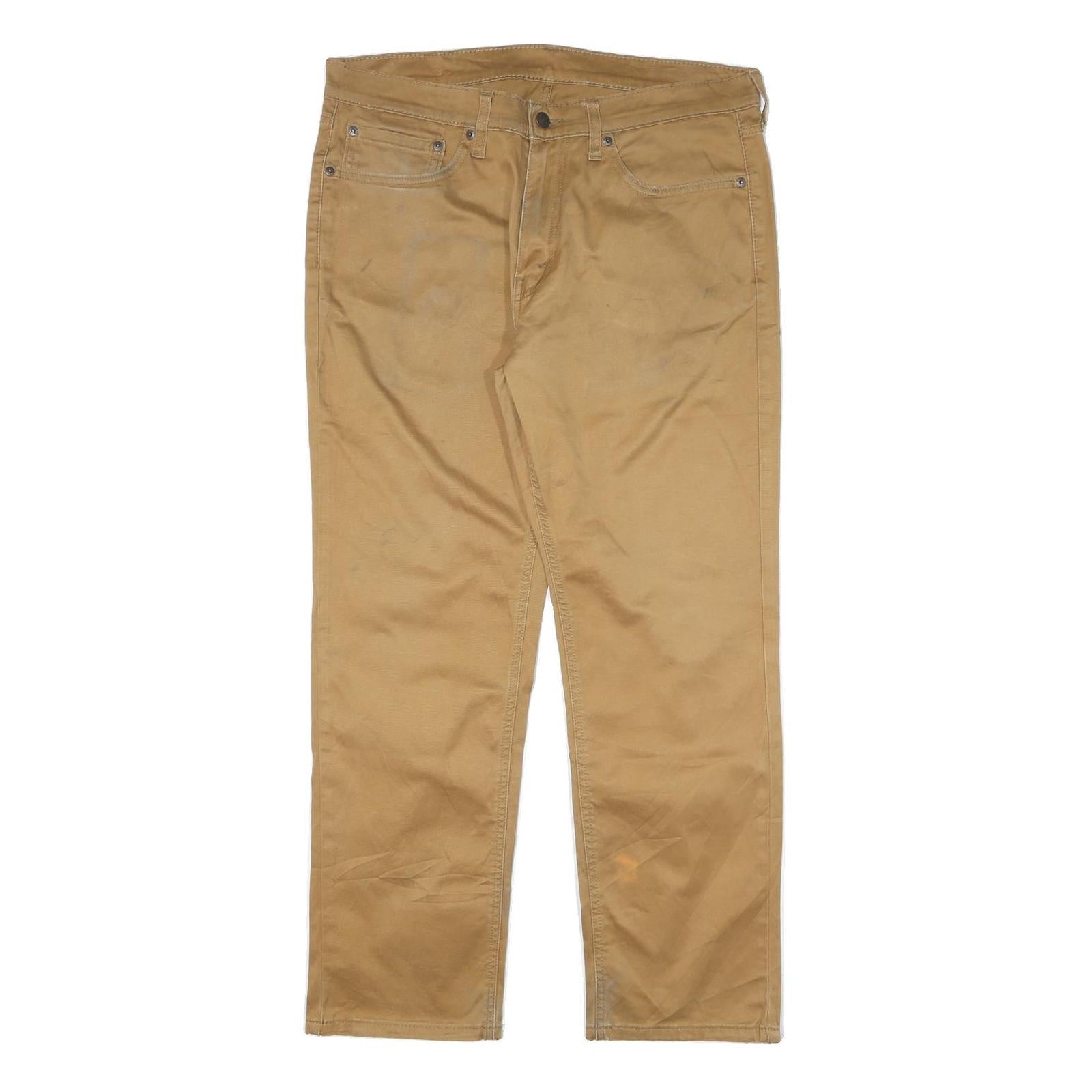 Buy LEVI'S Mens Cotton Blend Beige Regular Straight Trousers W34 L29 Casual Zip Refurbished - $36.39 LEVI'S Mens Cotton Blend Beige Regular Straight Trousers W34 L29 Casual Zip Refurbished - N/A refurbished available on Cerqular