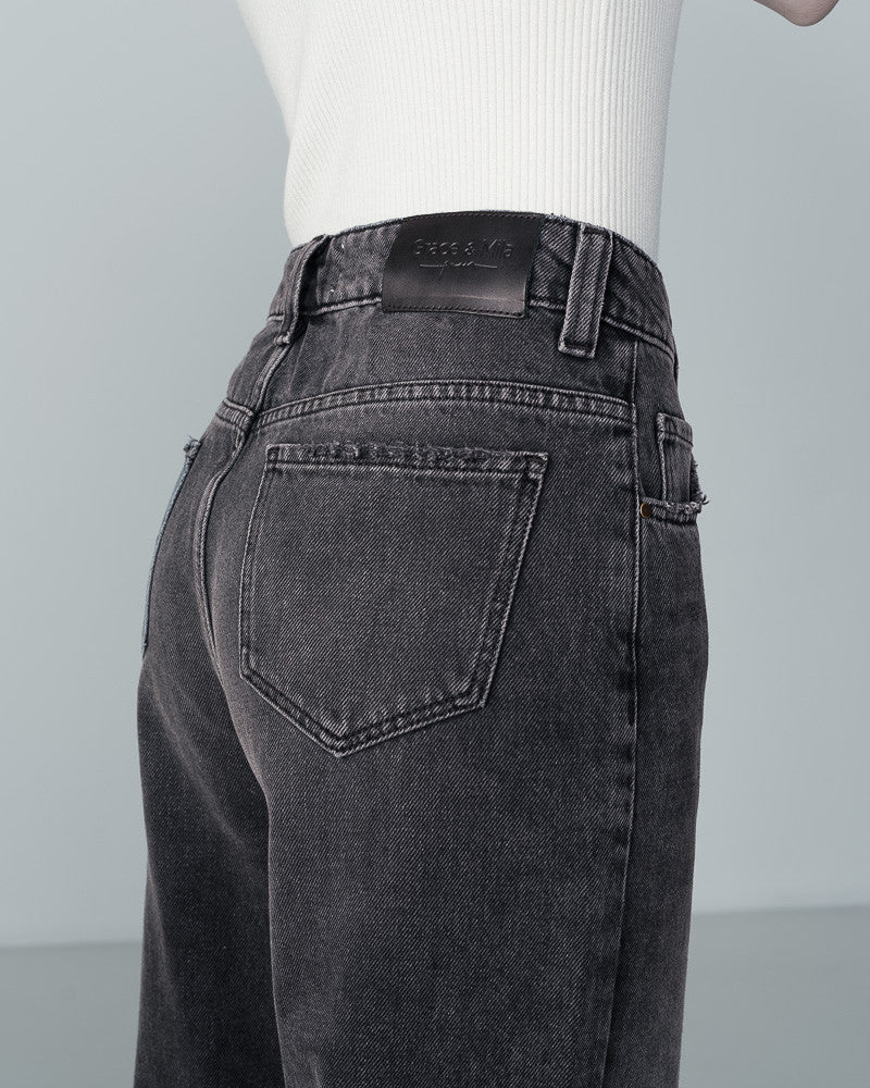 Jeans 2001 Black-Washed | Color: BLACK WASHED | Size: 30 Refurbished - Rue Madame is a known brand, and the standardized name is " refurbished available on Cerqular