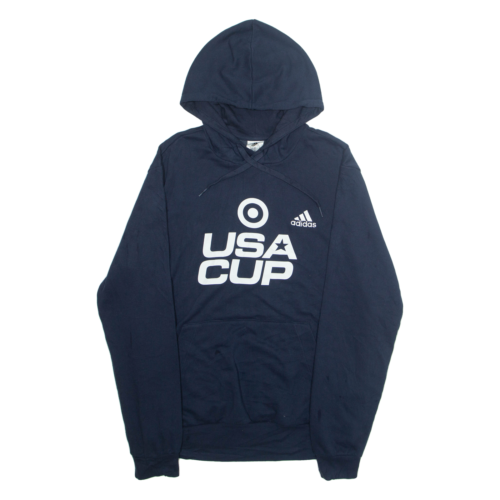 ADIDAS Mens Blue Hoodie USA M Refurbished - N/A refurbished available on Cerqular