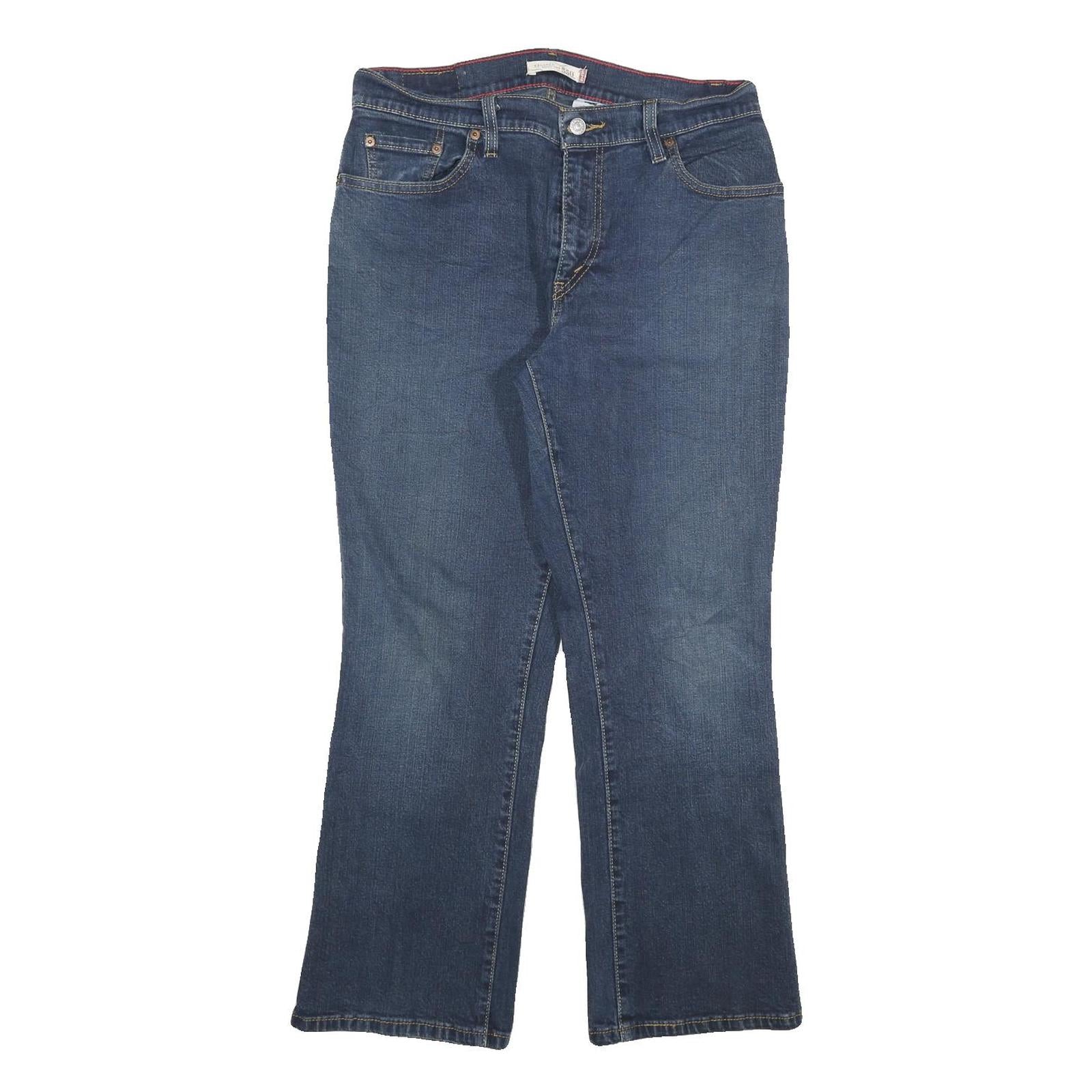 LEVI'S 550 Straight Womens Jeans Blue Regular Straight Denim Medium W30 L27 Refurbished - N/A refurbished available on Cerqular
