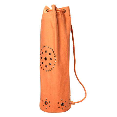 OMSutra Chakra Rivet Yoga Mat Bag great for mothers day gift | color: orange Refurbished - N/A refurbished available on Cerqular