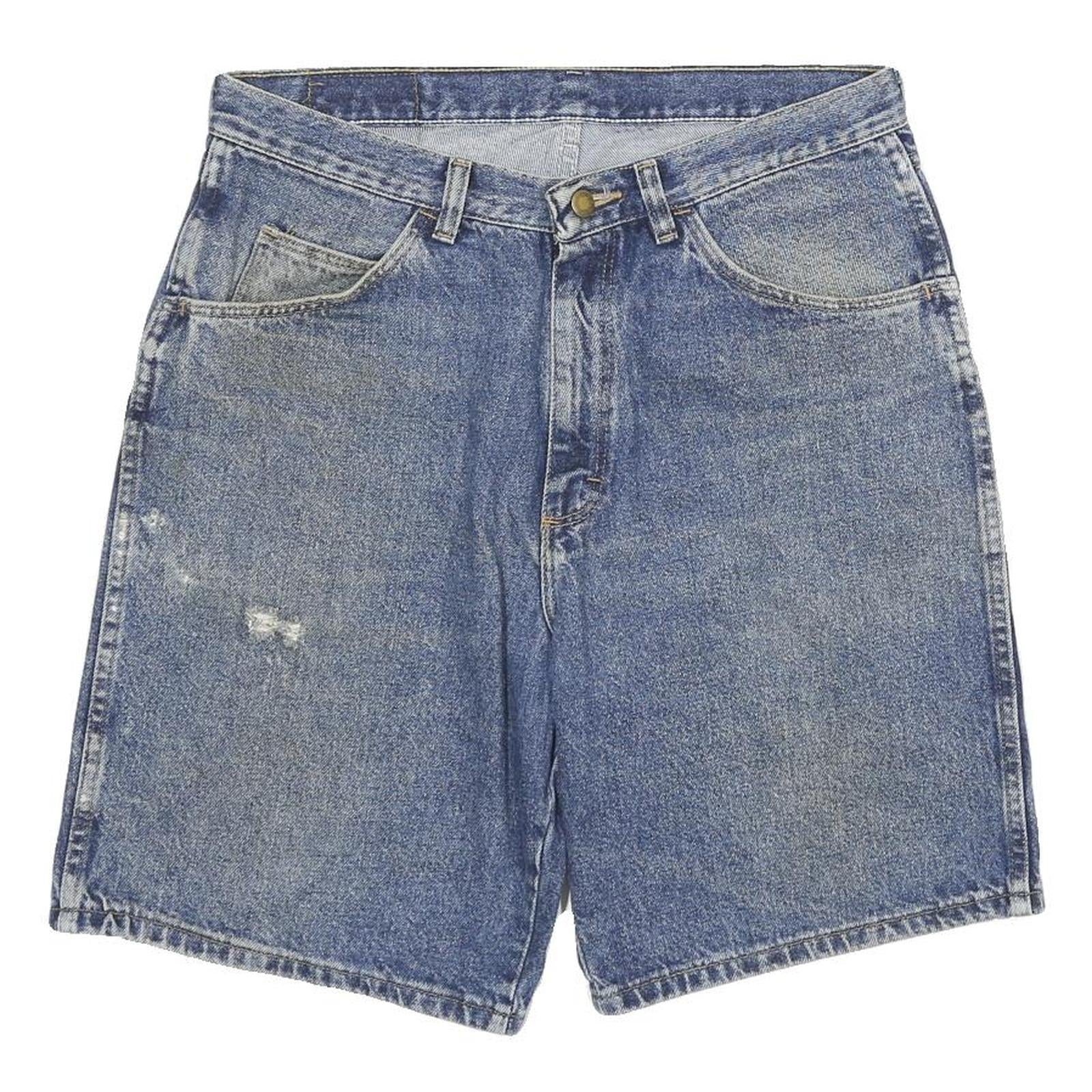 WRANGLER Mens Denim Blue Casual Shorts 2XL W33 Cotton Blend Classic Fit Refurbished - N/A refurbished available on Cerqular