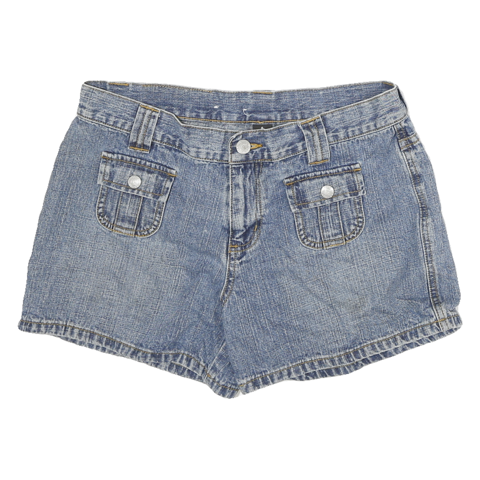 RALPH LAUREN Womens Denim Blue Shorts M W28 Casual Cotton Blend Refurbished - N/A refurbished available on Cerqular