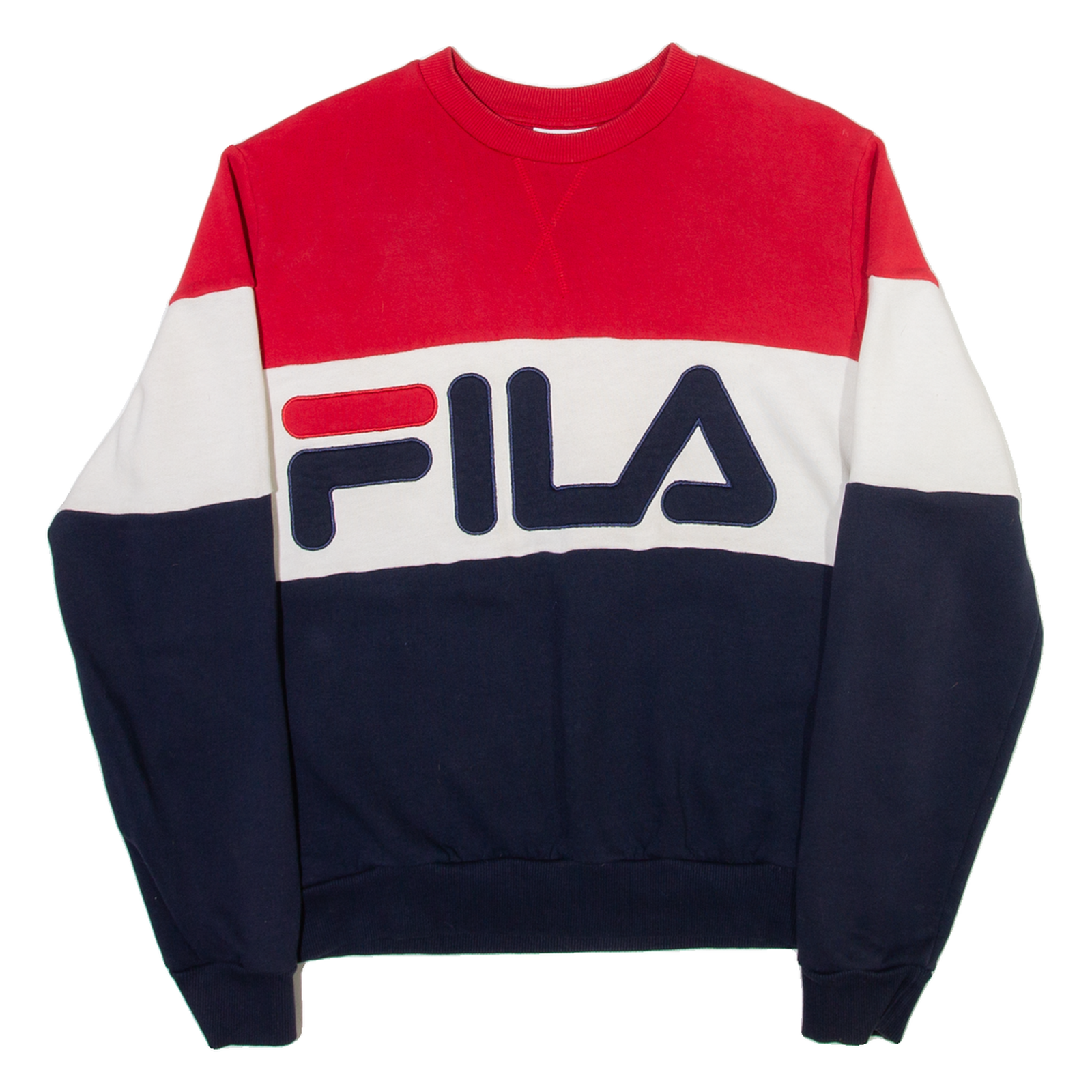 FILA Womens Sweatshirt Blue Crew Neck M Refurbished - N/A refurbished available on Cerqular