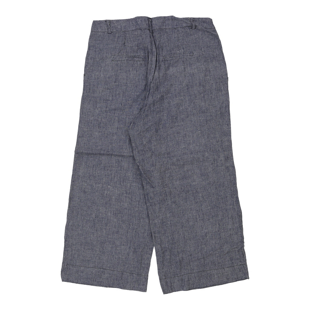 Charget Trousers - Large Blue Cotton Refurbished - Thrifted (note: this is a term often used to describe second- refurbished available on Cerqular