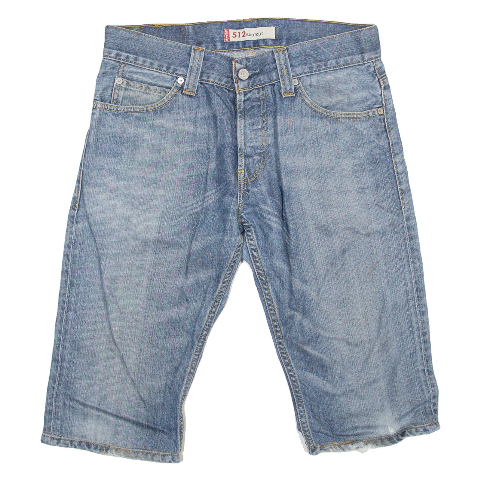 LEVI'S 512 Bootcut Womens Jorts Shorts Blue M W31 Refurbished - N/A refurbished available on Cerqular