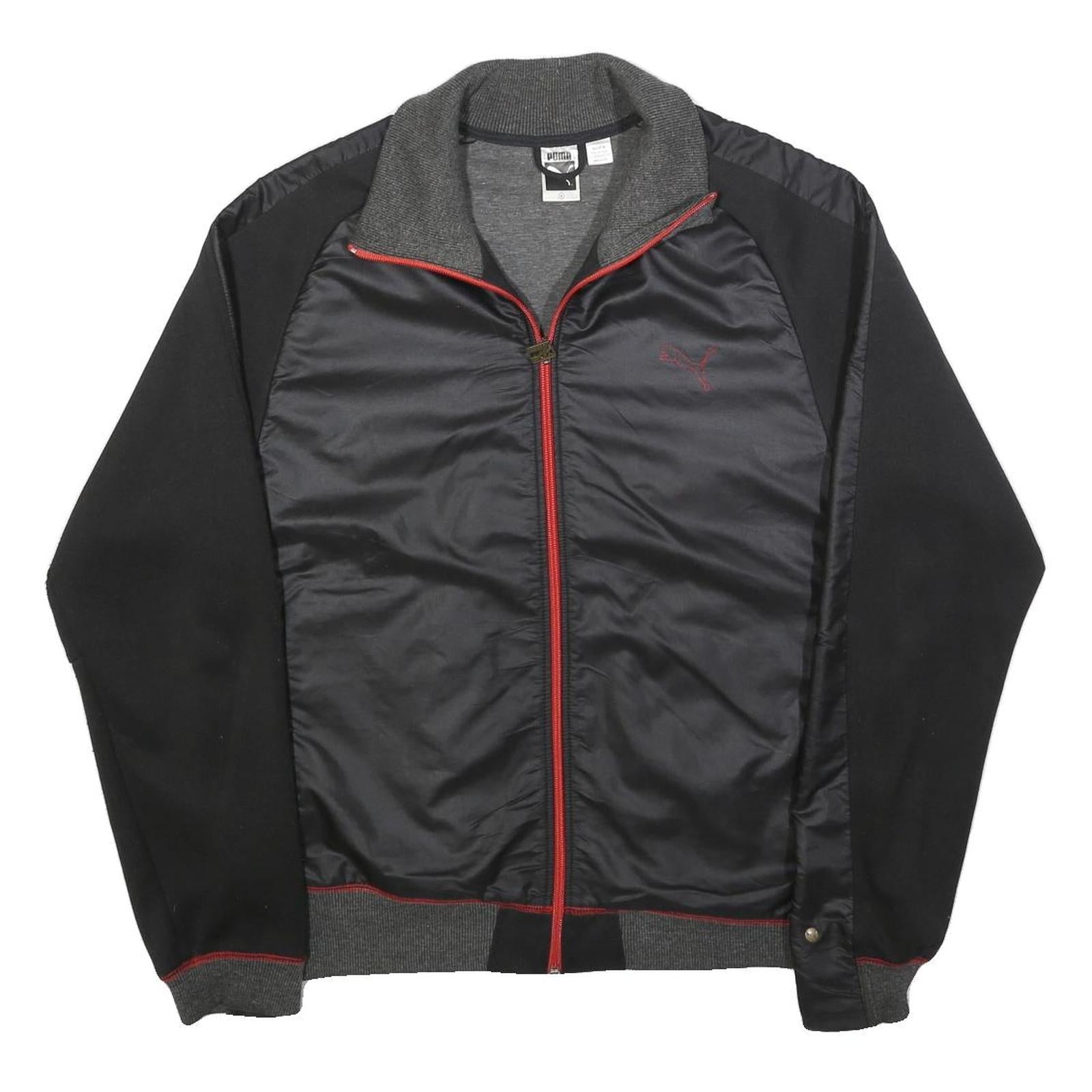 Buy PUMA Mens Black & Grey Sports Zip Jacket M Polyester Blend Athletic Outerwear Refurbished - $41.59 PUMA Mens Black & Grey Sports Zip Jacket M Polyester Blend Athletic Outerwear Refurbished - N/A refurbished available on Cerqular
