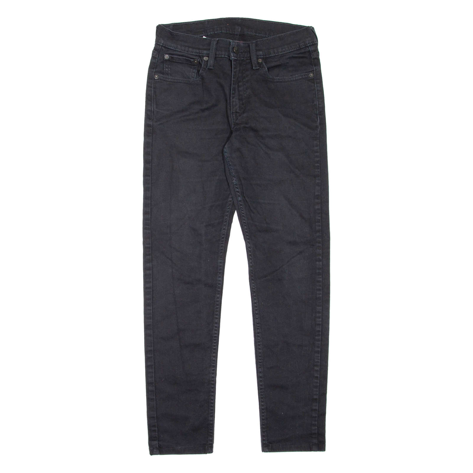 LEVI'S Womens Jeans Black Regular Skinny W30 L29 Refurbished - N/A refurbished available on Cerqular