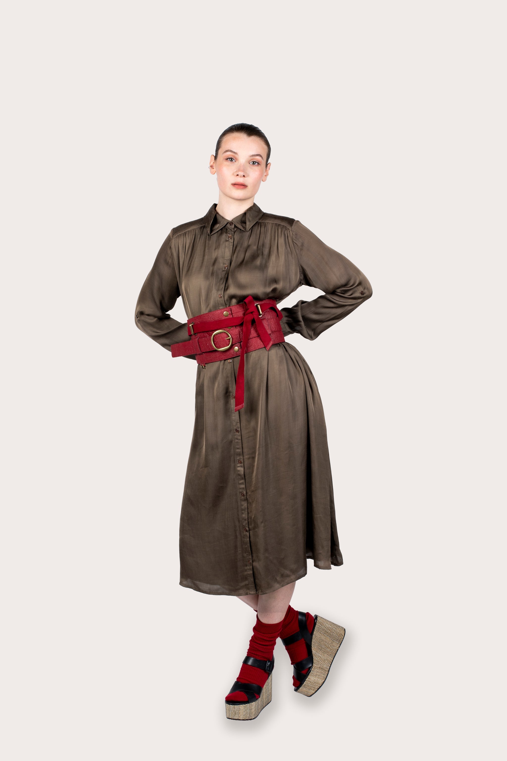 Robe Erika Tabacco | Taille: M Refurbished - N/A (I could not find a known brand with this name. If refurbished available on Cerqular