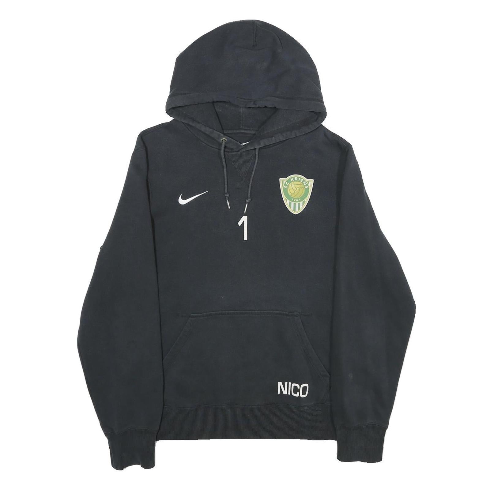 NIKE Mens Black SC Kriens Cotton Blend Pullover Hoodie M Sports Sweatshirt Refurbished - N/A refurbished available on Cerqular
