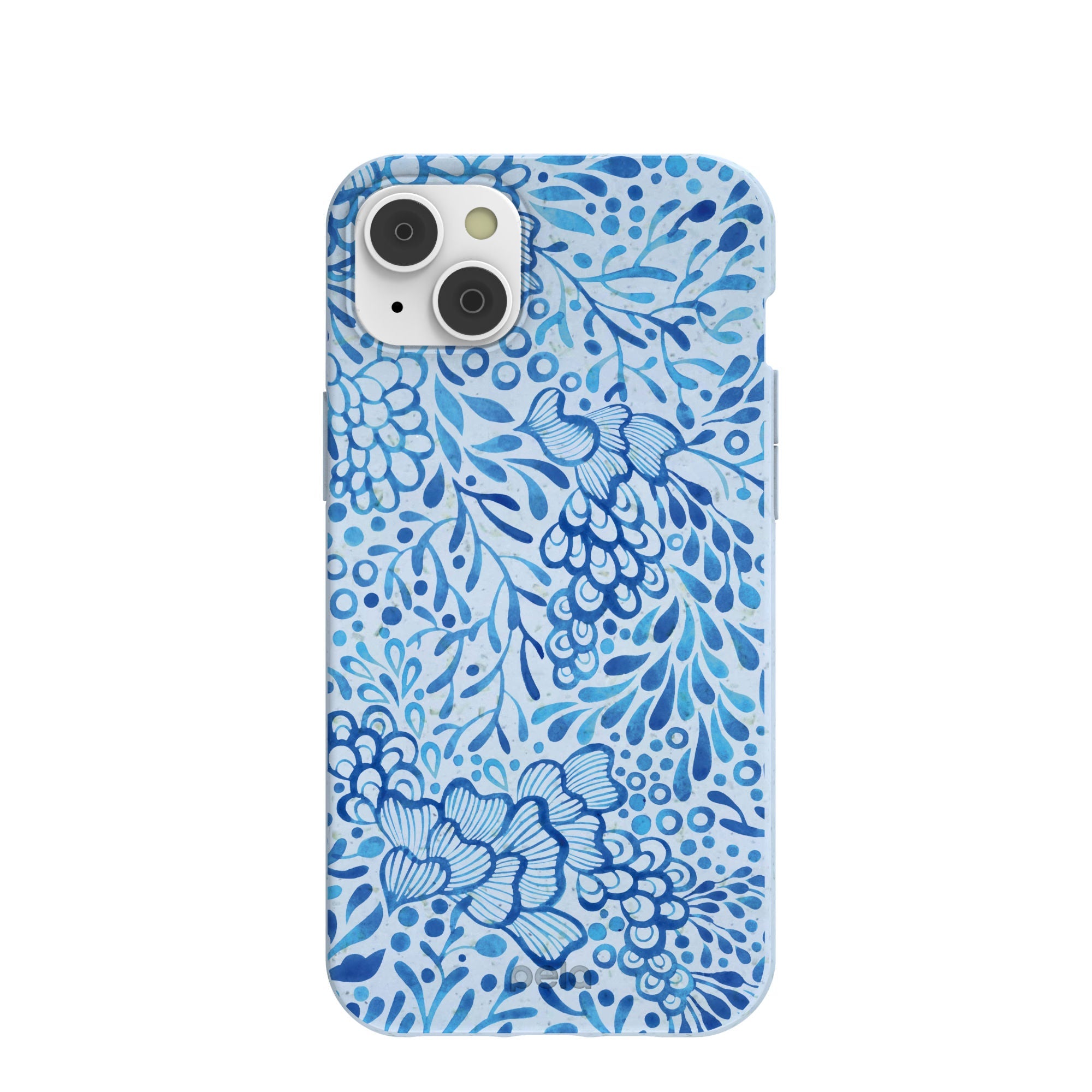 Powder Blue Reef iPhone 14 Plus Case Refurbished - Pela Case refurbished available on Cerqular