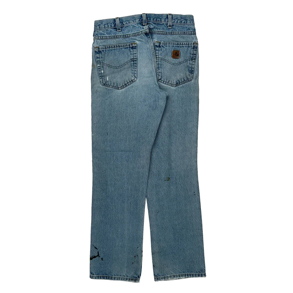 Buy Carhartt Jeans - 30W 30L Light Wash Denim Refurbished - $46.89 Carhartt Jeans - 30W 30L Light Wash Denim Refurbished - Thrifted (note: this is a term often used to describe second- refurbished available on Cerqular