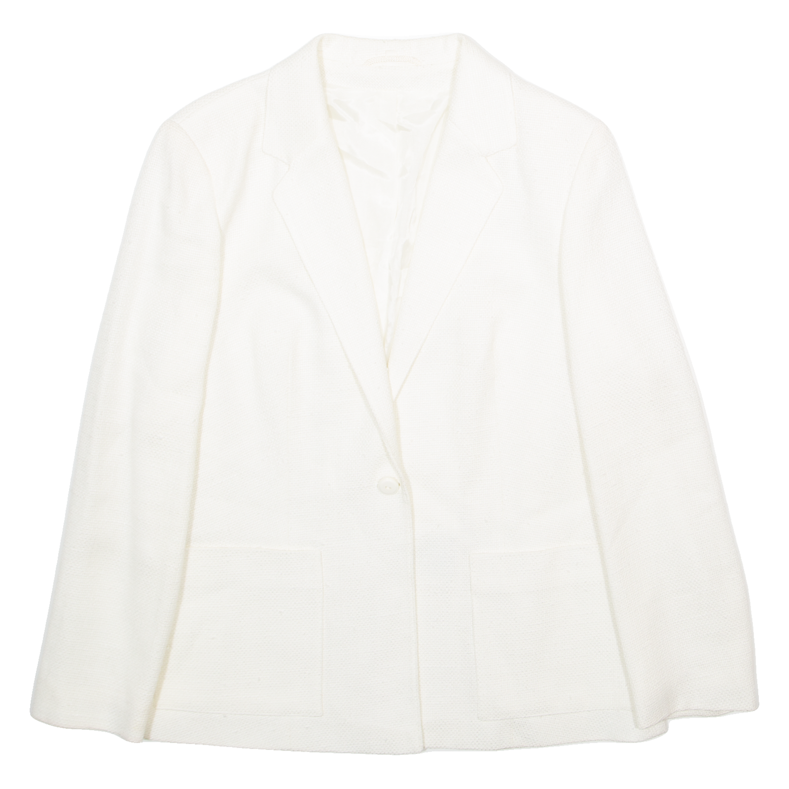 C&A Womens Blazer Jacket White Lace Viscose UK 16 Refurbished - N/A refurbished available on Cerqular