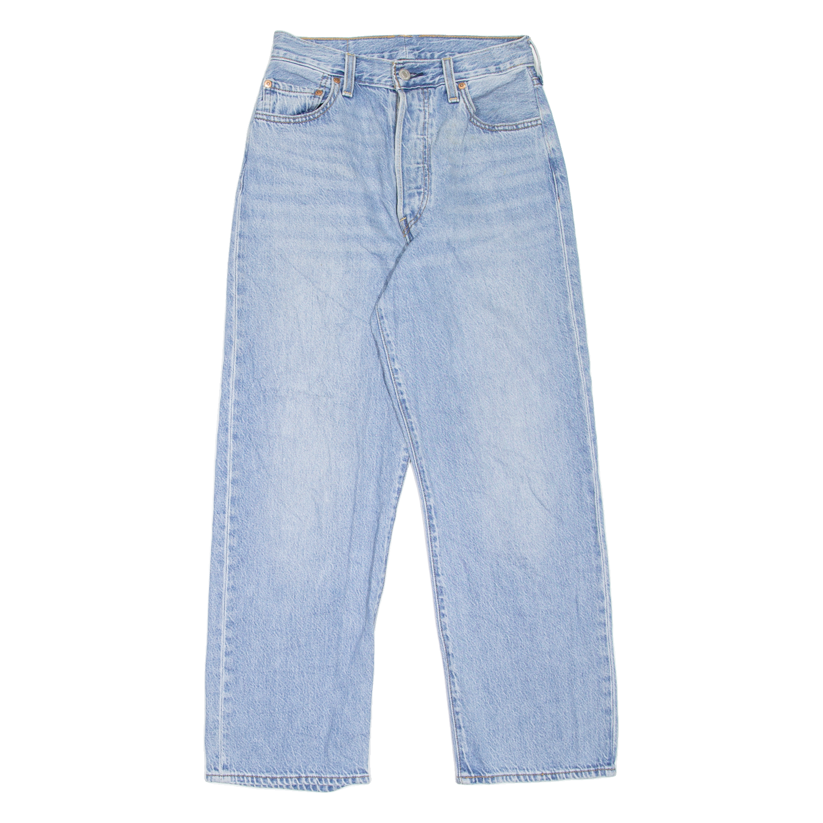 LEVI'S BIG E Womens Jeans Blue Relaxed Straight Stone Wash W28 L27 Refurbished - N/A refurbished available on Cerqular