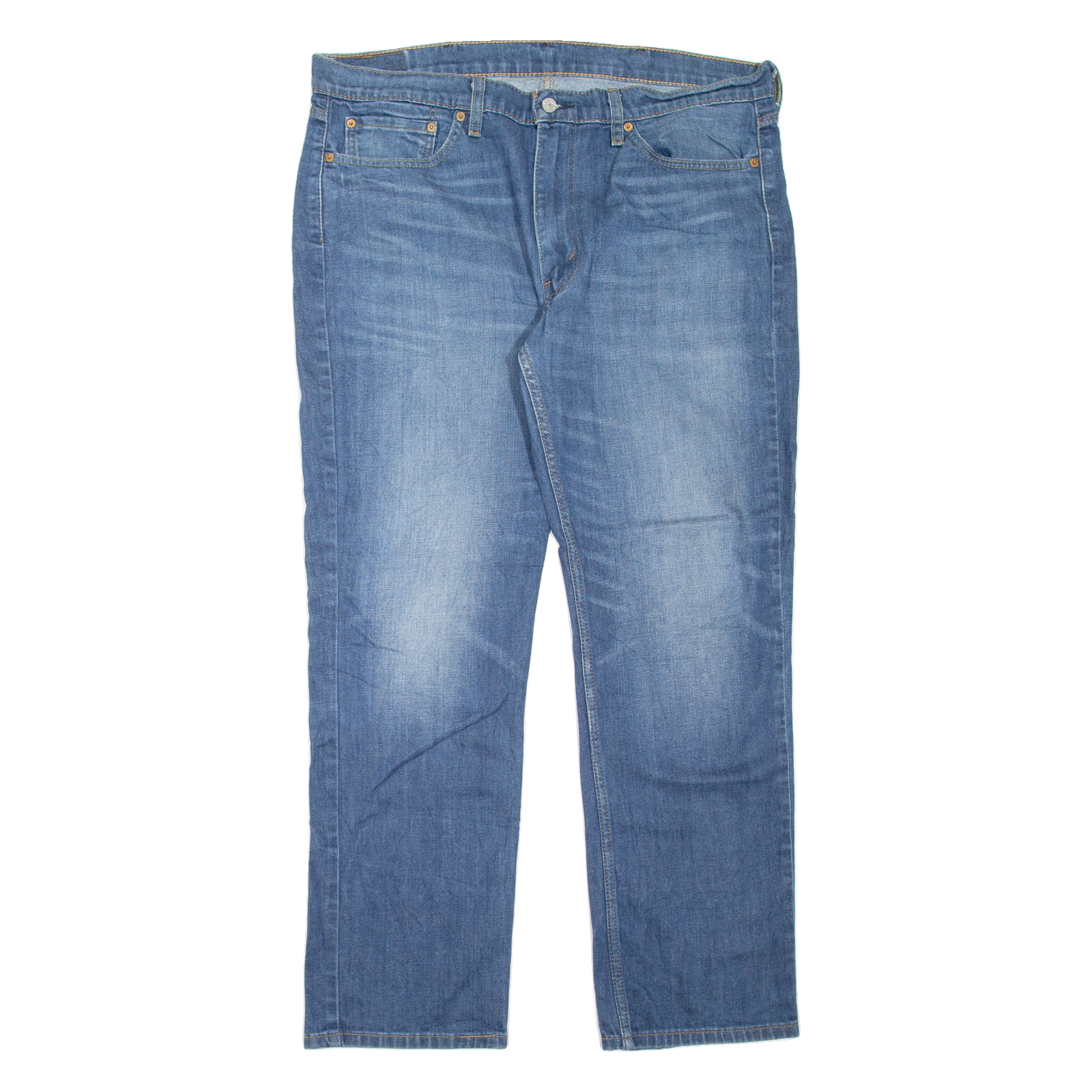 LEVI'S 514 Jeans Mens Blue Slim Straight Stone Wash W38 L32 Refurbished - N/A refurbished available on Cerqular