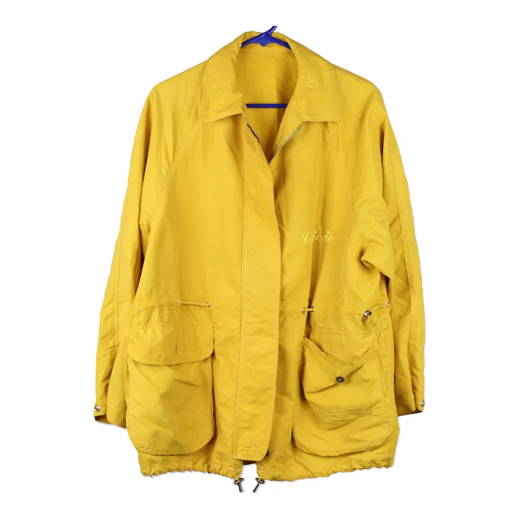 Unbranded Jacket - Medium Yellow Cotton Refurbished - Thrifted (note: this is a term often used to describe second- refurbished available on Cerqular
