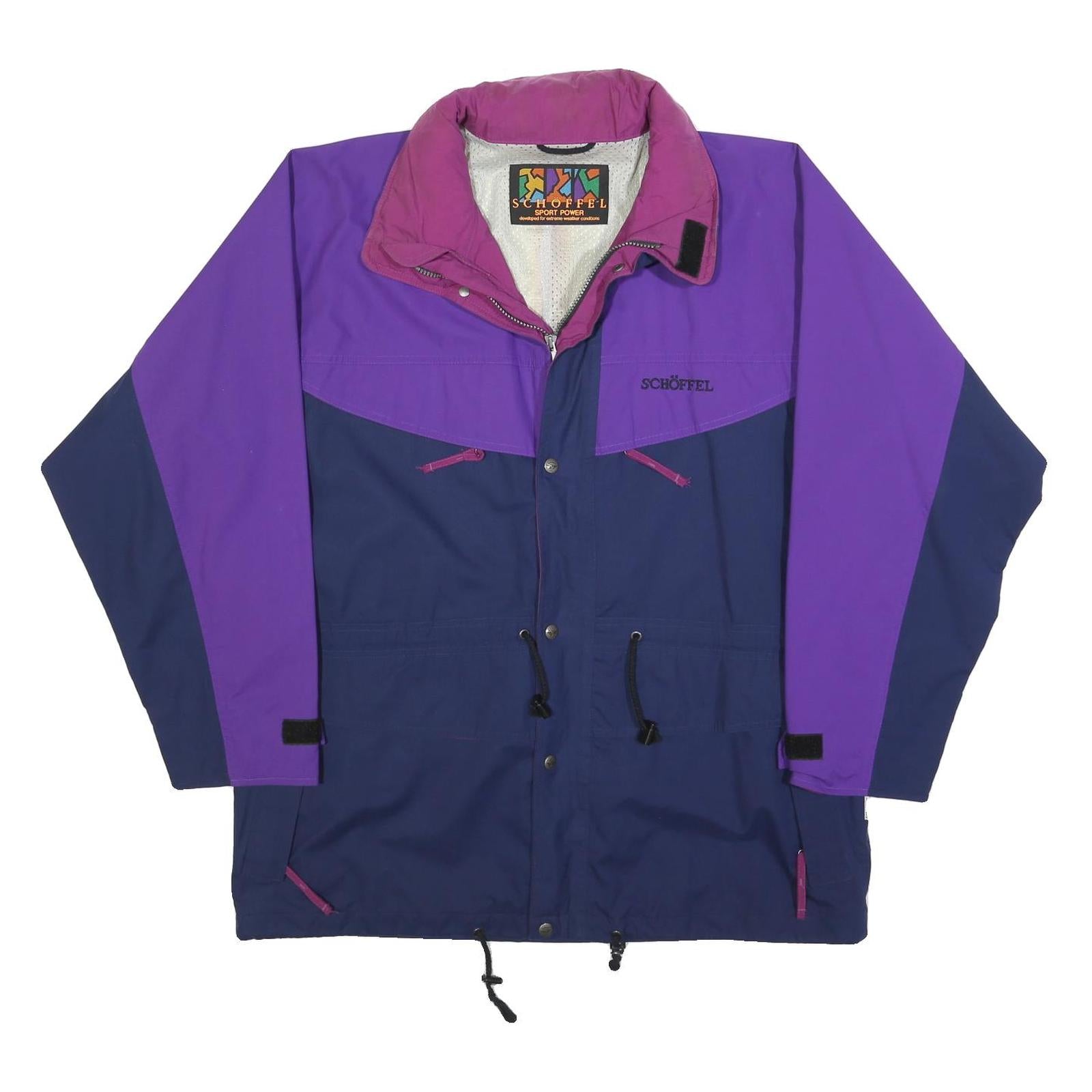 Buy SCHOFFEL Womens Purple & Navy Zip Jacket L Polyester Blend Outdoor Windbreaker Refurbished - $72.79 SCHOFFEL Womens Purple & Navy Zip Jacket L Polyester Blend Outdoor Windbreaker Refurbished - N/A refurbished available on Cerqular