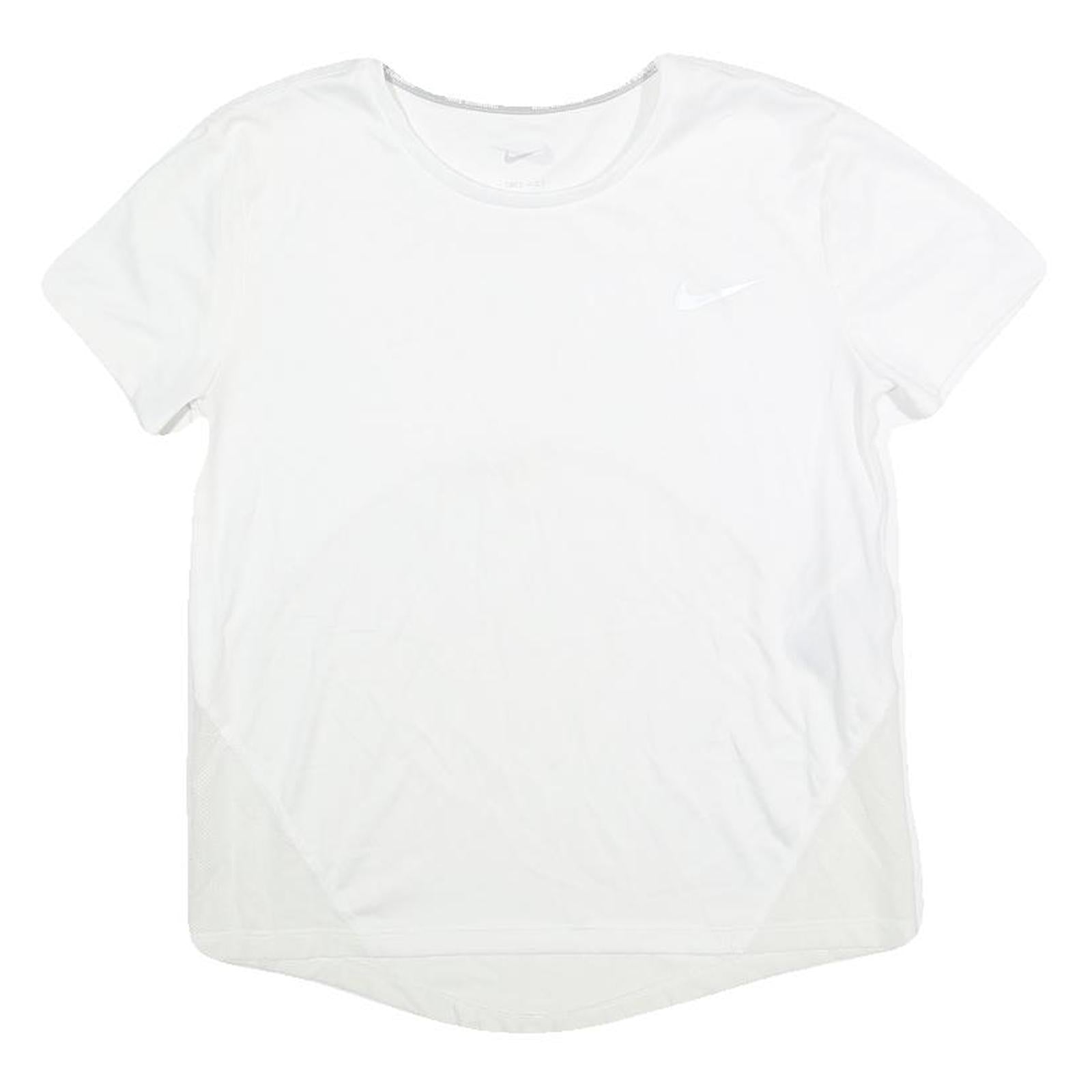 NIKE Womens White Sports T-Shirt XS Short Sleeve Round Neck Performance Refurbished - N/A refurbished available on Cerqular