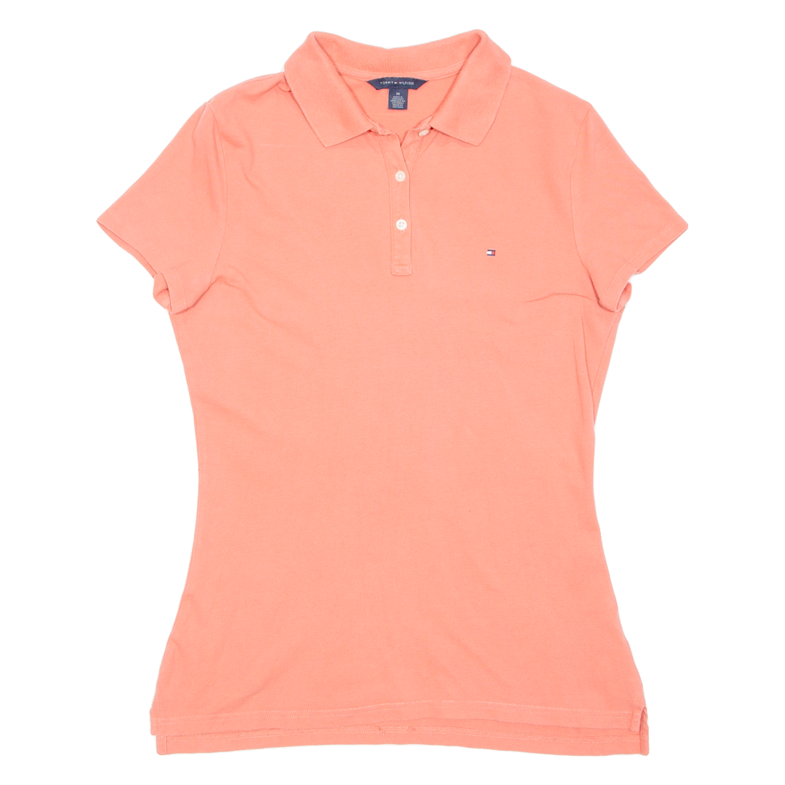 TOMMY HILFIGER Womens Polo Shirt Pink M Refurbished - N/A refurbished available on Cerqular