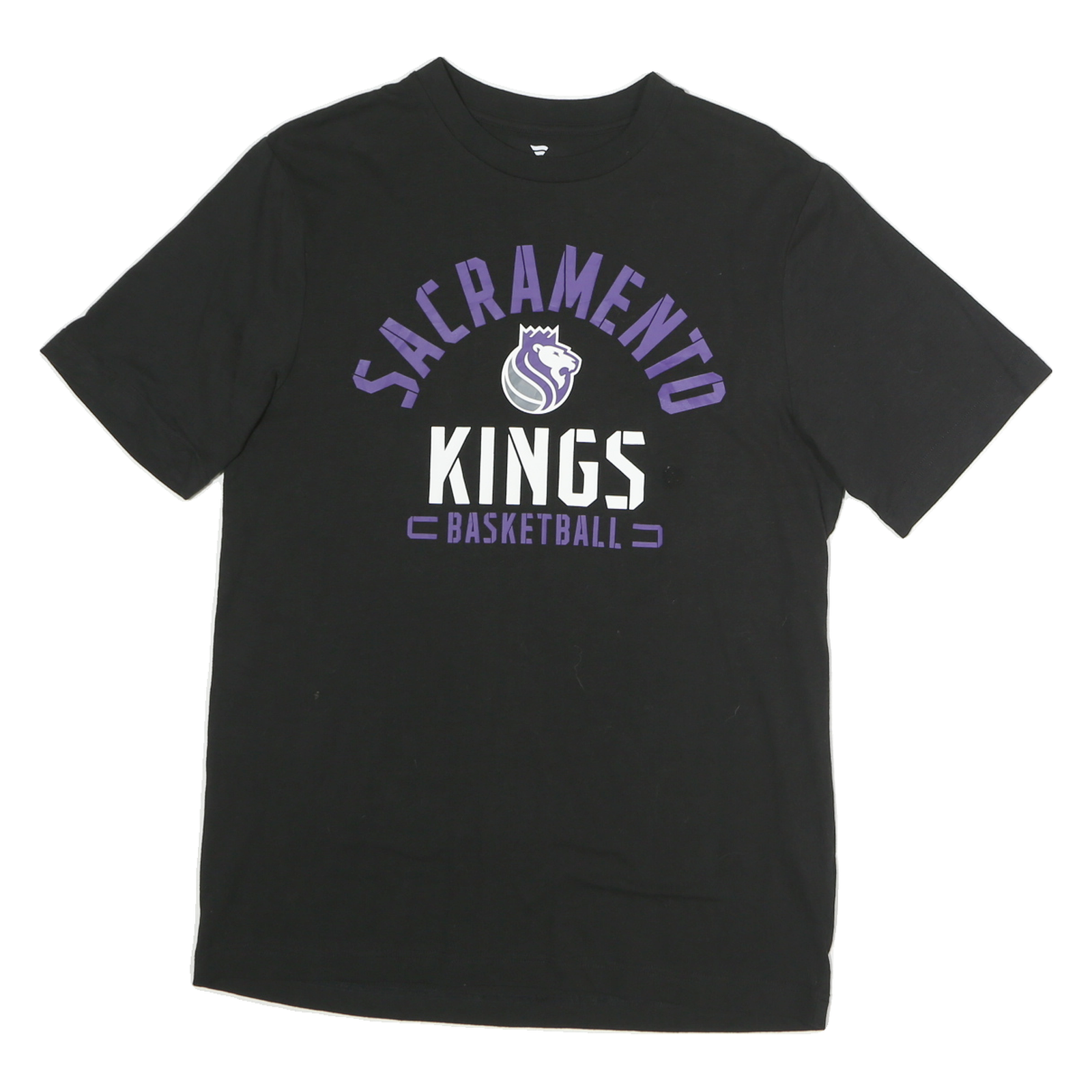 FANATICS Mens Black Sacramento Kings Graphic T-Shirt M Crew Neck Short Sleeve Refurbished - N/A refurbished available on Cerqular