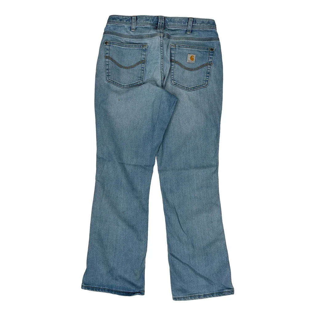 Buy Carhartt Boot Cut Jeans - 28W UK 8 Light Wash Cotton Blend Refurbished - $49.57 Carhartt Boot Cut Jeans - 28W UK 8 Light Wash Cotton Blend Refurbished - Thrifted (note: this is a term often used to describe second- refurbished available on Cerqular