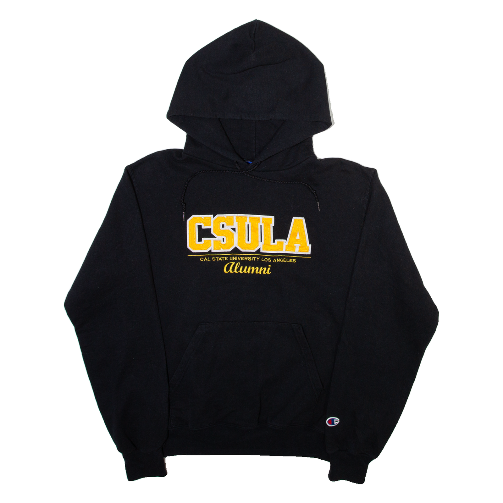 CHAMPION CSULA Cal State University Los Angeles Mens Black Hoodie USA S Refurbished - N/A refurbished available on Cerqular
