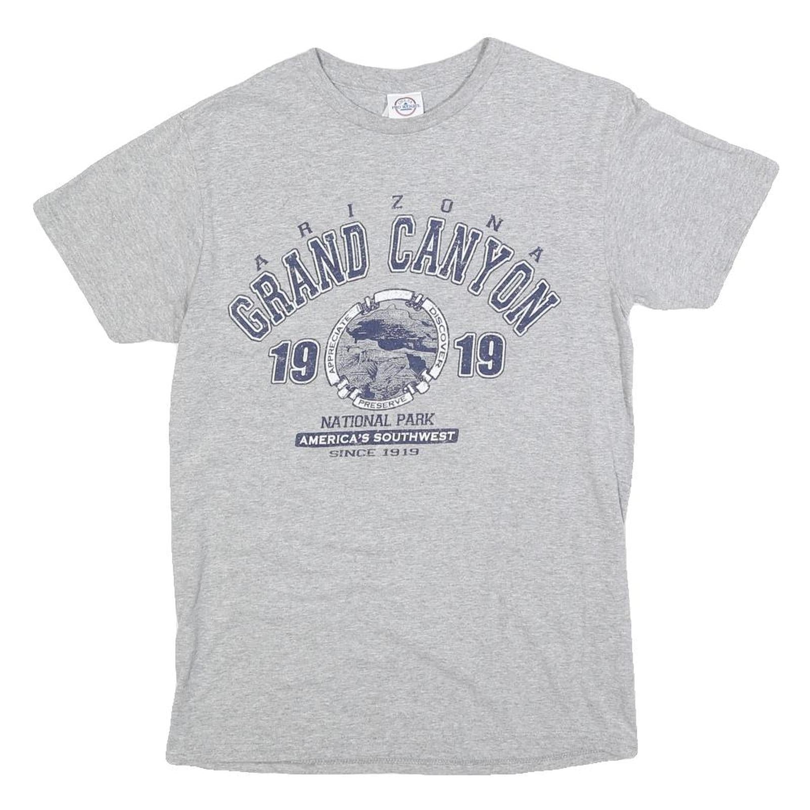 Buy DELTA Mens Grey Grand Canyon 1919 Graphic T-Shirt S Short Sleeve Crew Neck Refurbished - $19.49 DELTA Mens Grey Grand Canyon 1919 Graphic T-Shirt S Short Sleeve Crew Neck Refurbished - N/A refurbished available on Cerqular