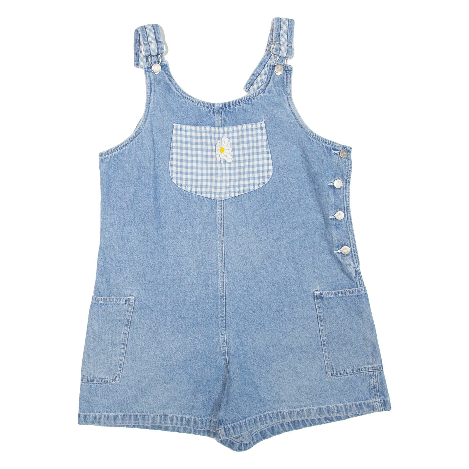 Womens Playsuit Blue Straight Denim M Refurbished - N/A refurbished available on Cerqular