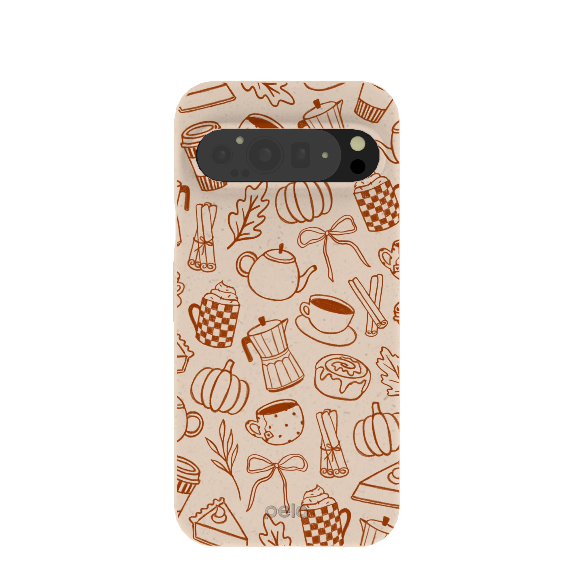 Seashell Pumpkin Spice Google Pixel 9 Pro XL Case Refurbished - Pela Case refurbished available on Cerqular