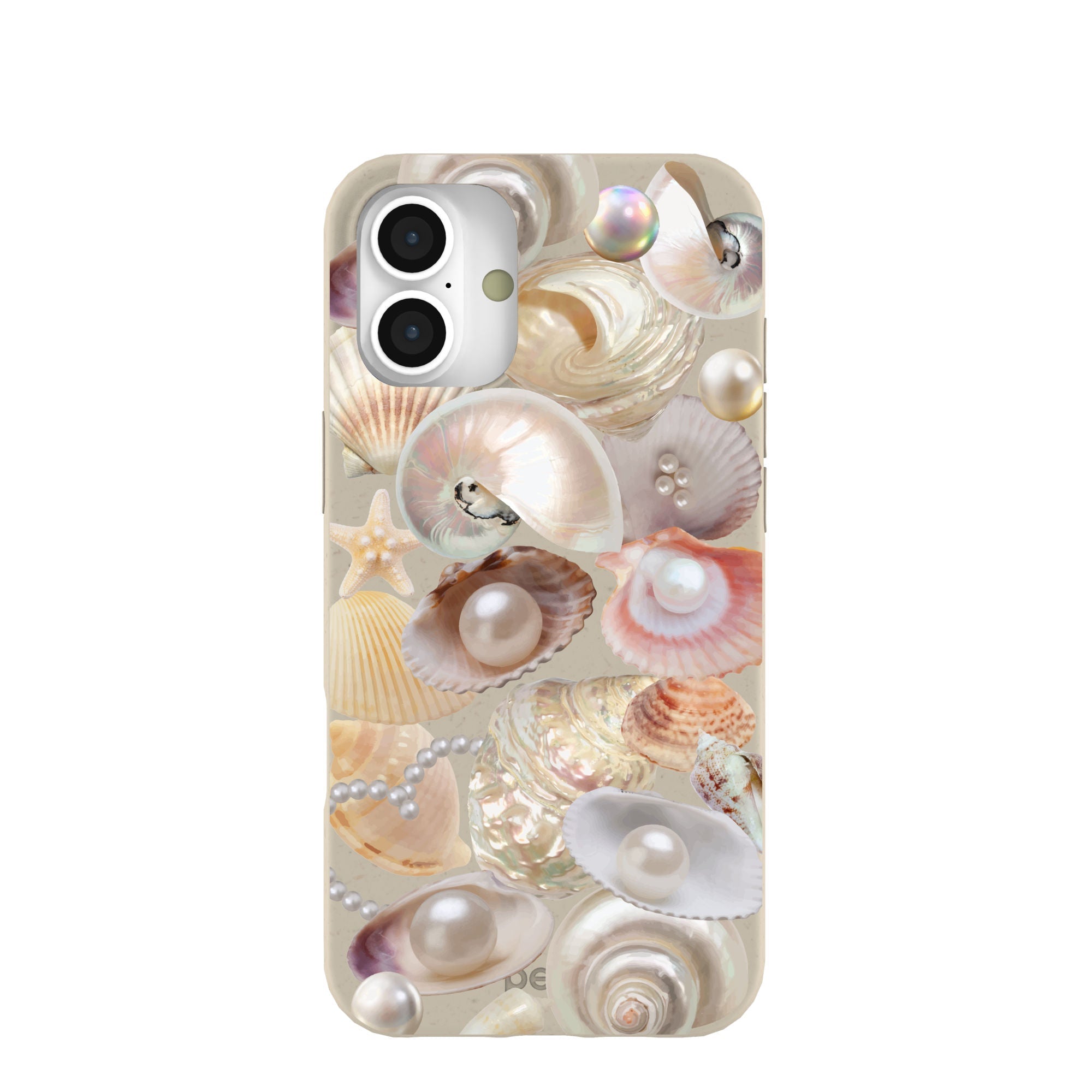 London Fog Sea Gems iPhone 16 Plus Case Refurbished - Pela Case refurbished available on Cerqular