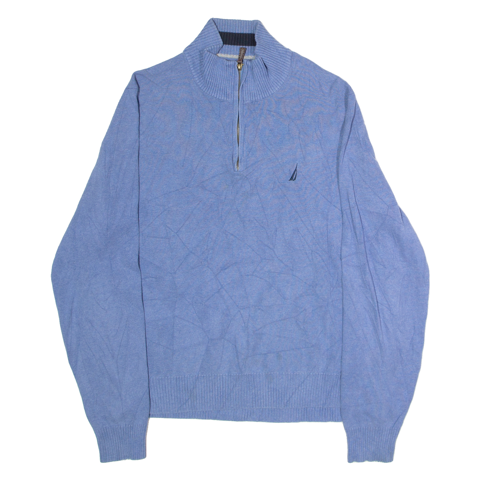 Buy NAUTICA Mens Jumper Blue 1/4 Zip Tight Knit L Refurbished - $35.09 NAUTICA Mens Jumper Blue 1/4 Zip Tight Knit L Refurbished - N/A refurbished available on Cerqular