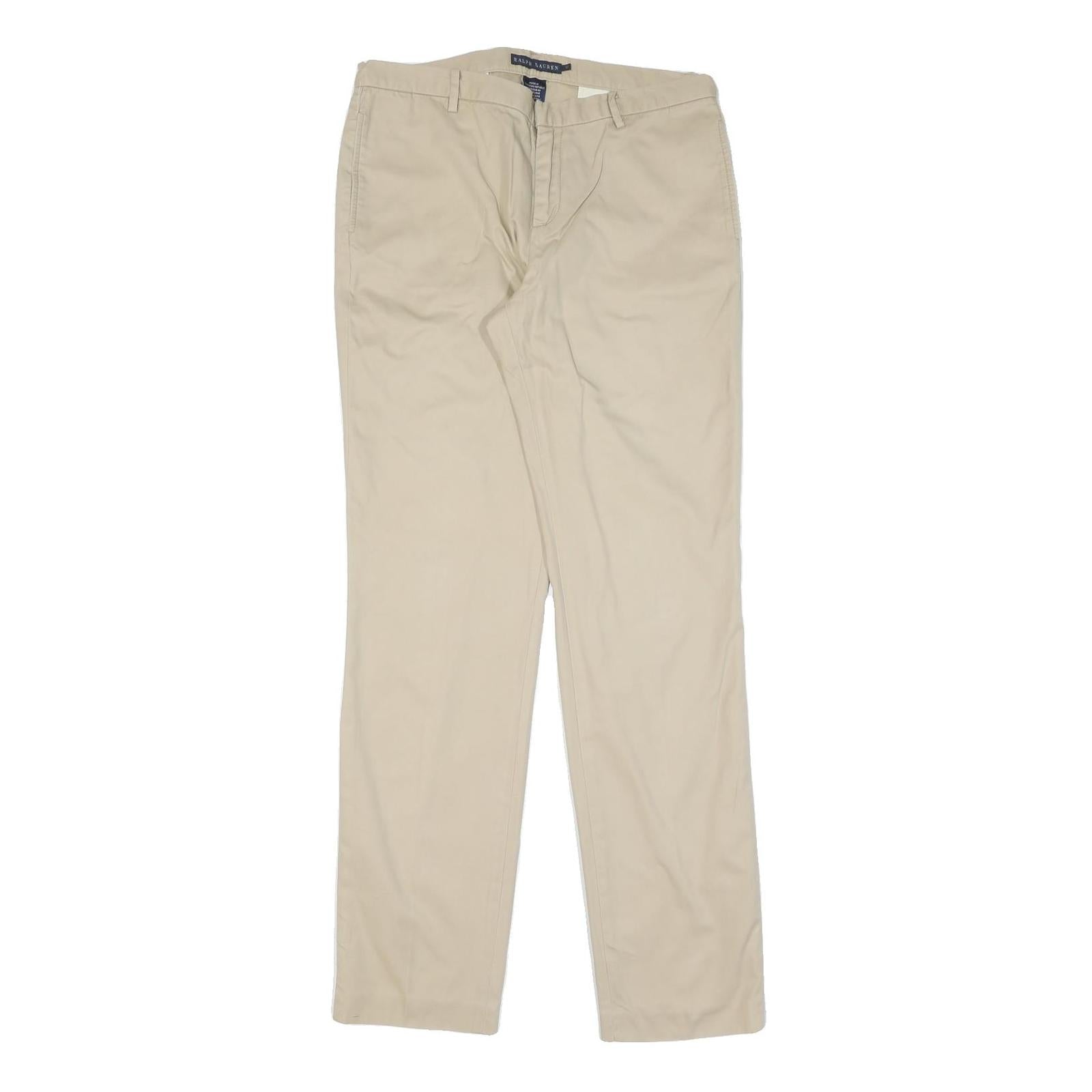 Buy RALPH LAUREN Womens Cotton Beige Regular Fit Straight Trousers W32 L34 Classic Refurbished - $42.89 RALPH LAUREN Womens Cotton Beige Regular Fit Straight Trousers W32 L34 Classic Refurbished - N/A refurbished available on Cerqular