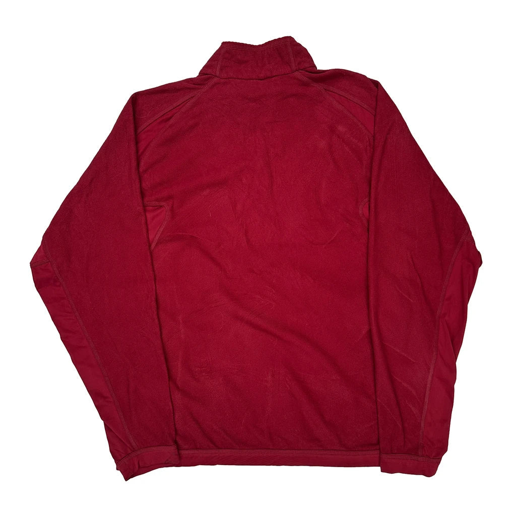 Nike Long Sleeve T-Shirt - 2XL Red Polyester Refurbished - Thrifted (note: this is a term often used to describe second- refurbished available on Cerqular