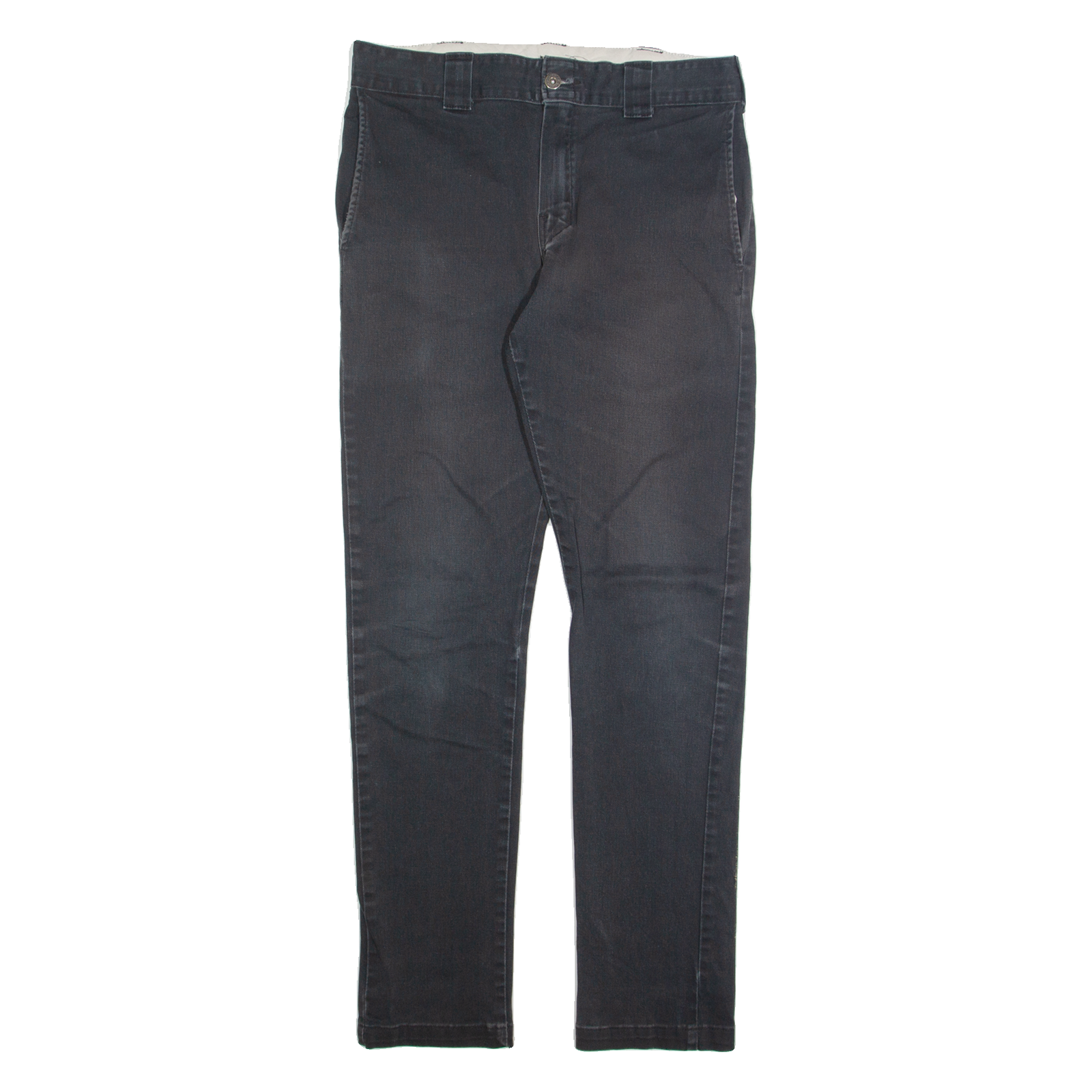 DICKIES Chino Mens Trousers Black Regular Tapered W31 L32 Refurbished - N/A refurbished available on Cerqular