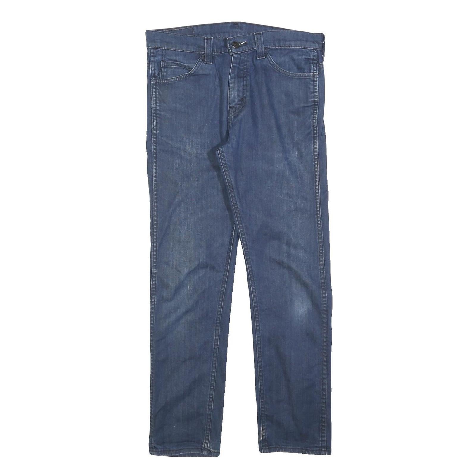LEVI'S 508 Tapered Mens Jeans Blue Slim Tapered Denim Medium W30 L30 Cotton Refurbished - N/A refurbished available on Cerqular
