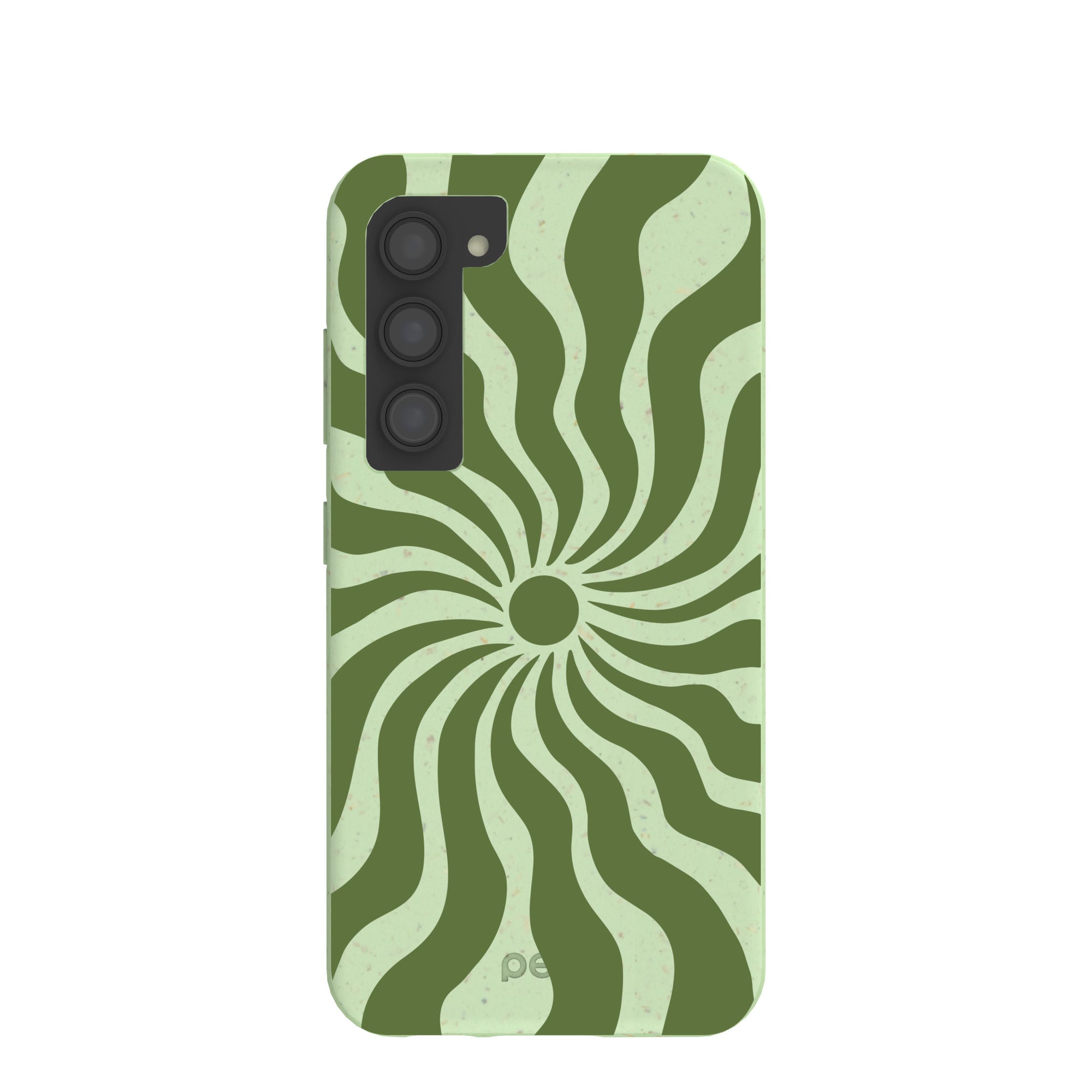 Sage Green Watermelon Time Warp Samsung Galaxy S23 Case Refurbished - Pela Case refurbished available on Cerqular