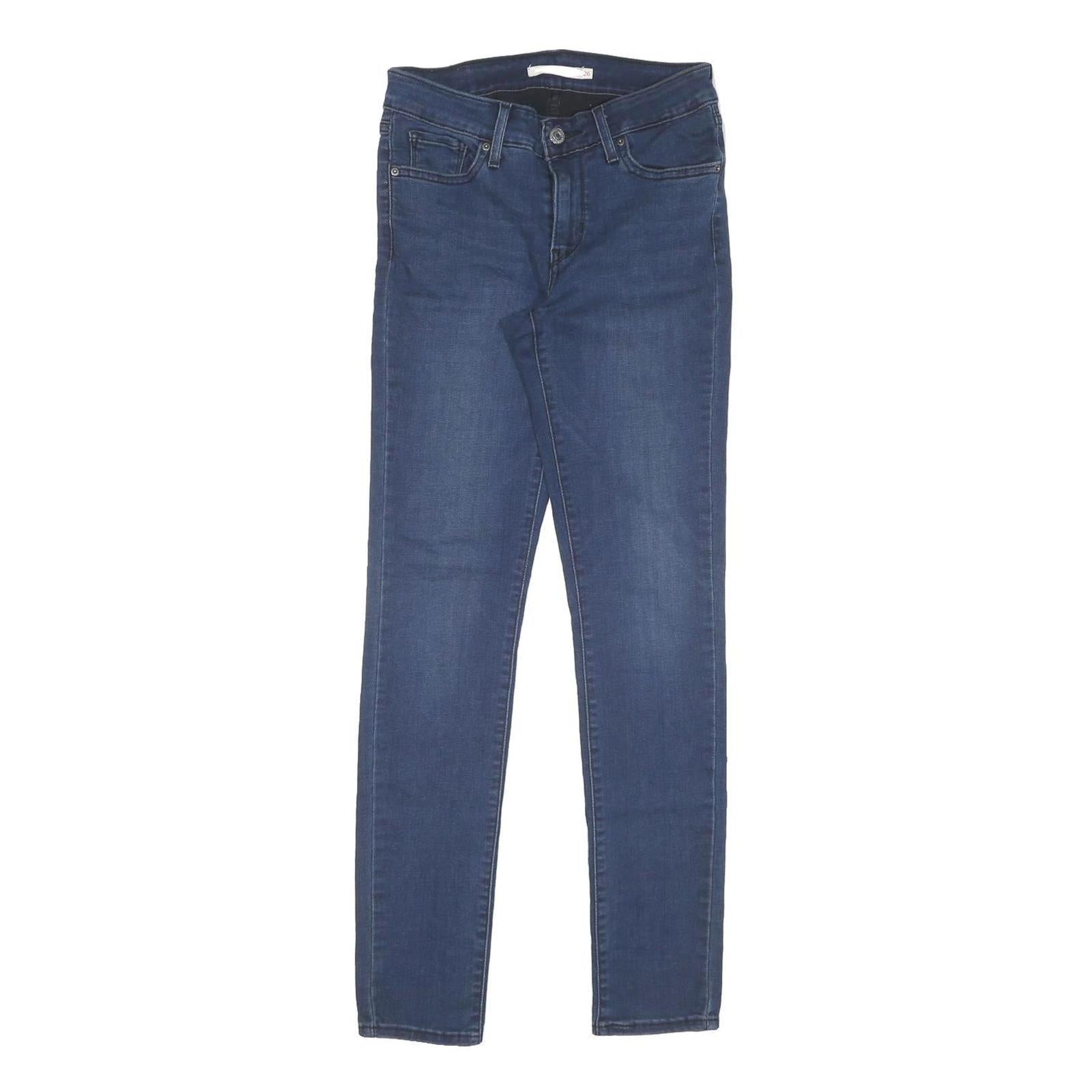 LEVI'S Womens Jeans Blue Slim Skinny Denim Medium W26 L29 Classic Casual Refurbished - N/A refurbished available on Cerqular