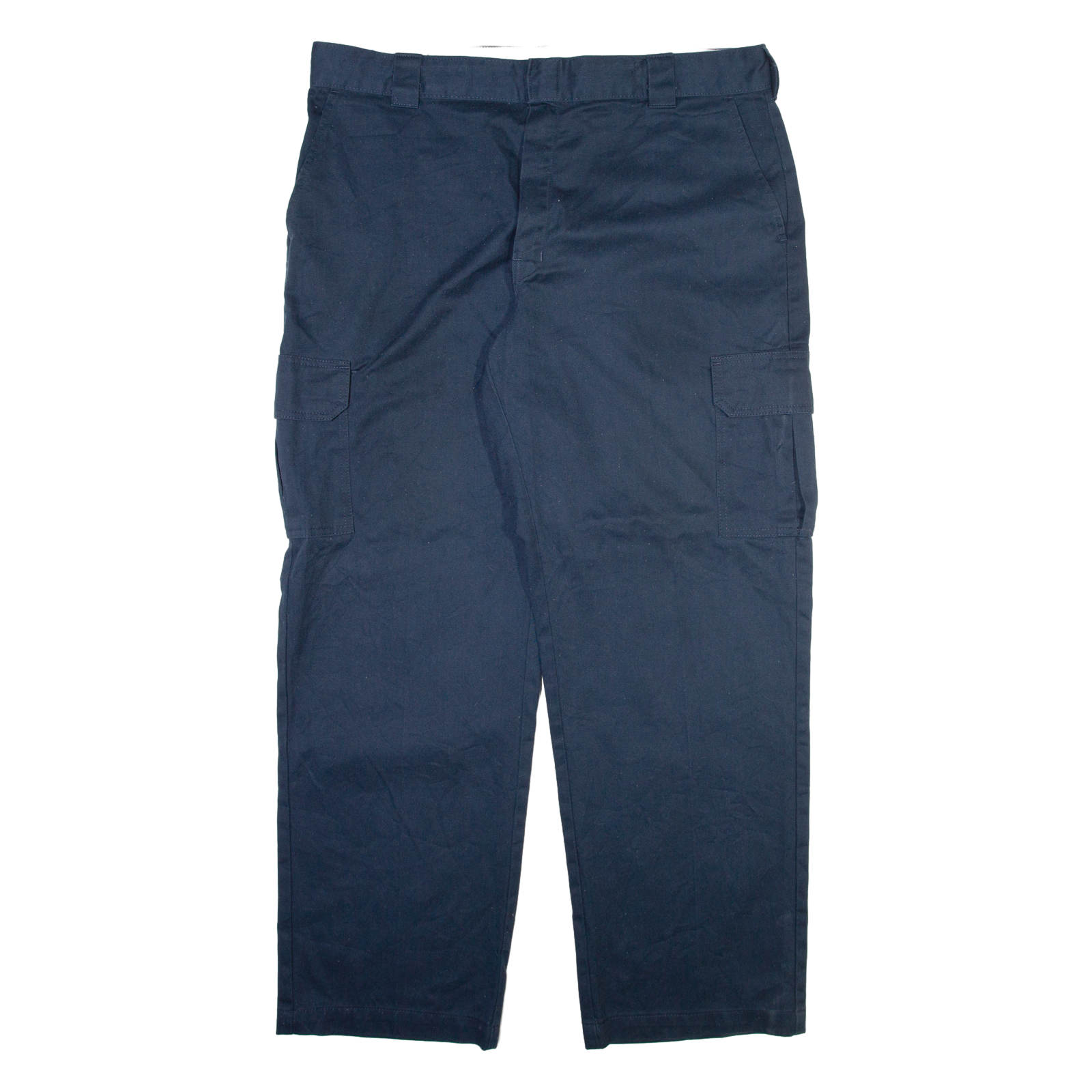 DICKIES Cargo Mens Trousers Blue Relaxed Straight W40 L32 Refurbished - N/A refurbished available on Cerqular