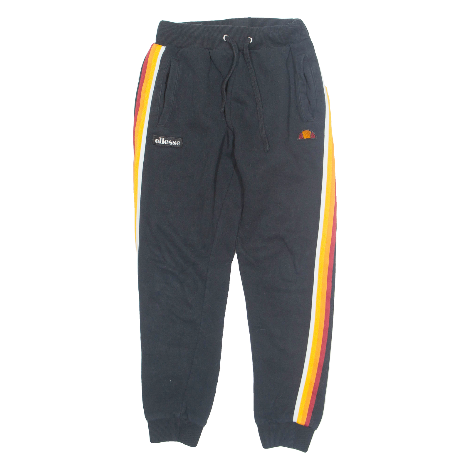 Buy ELLESSE Mens Joggers Black Tapered S W26 L27 Refurbished - $20.79 ELLESSE Mens Joggers Black Tapered S W26 L27 Refurbished - N/A refurbished available on Cerqular