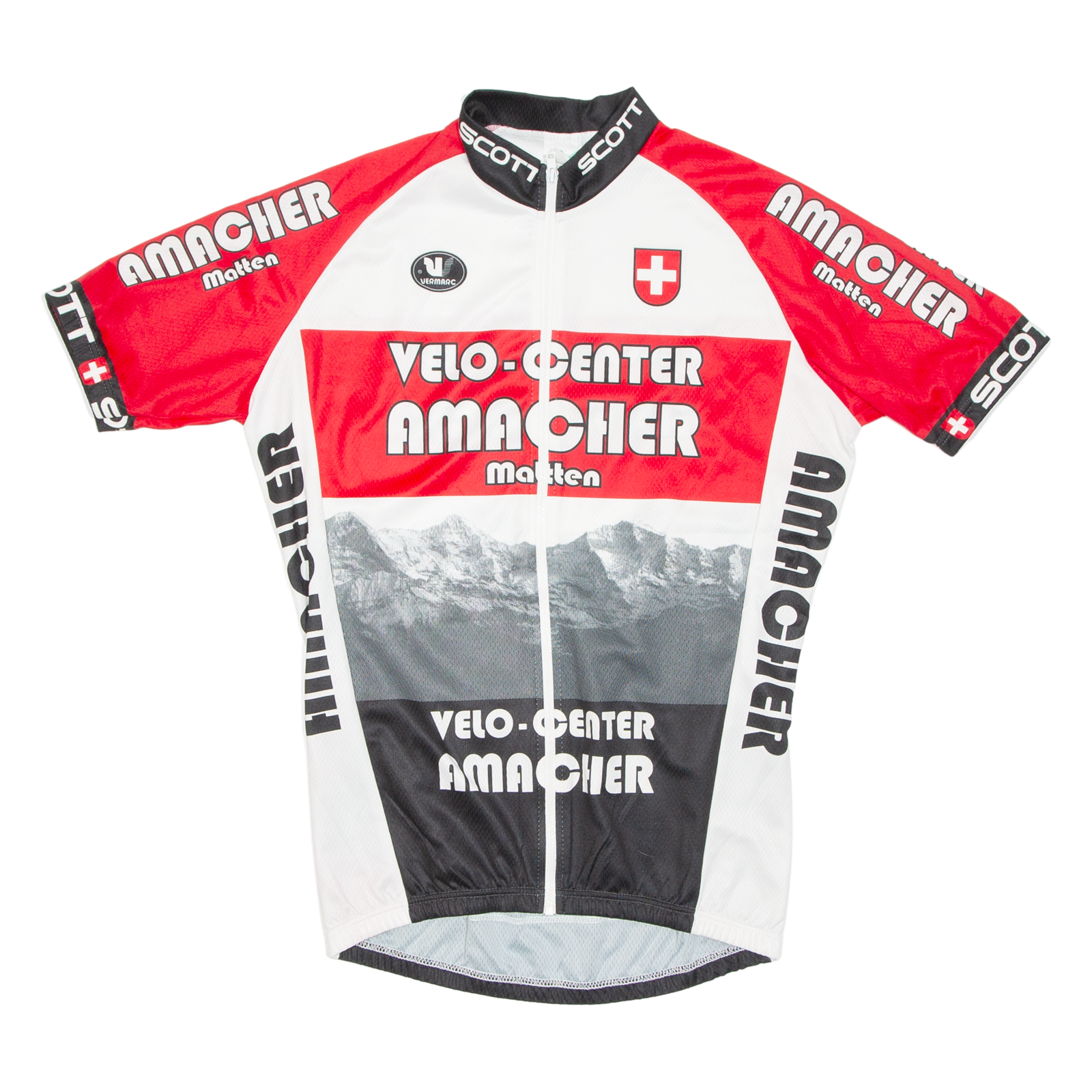 VERMARC SPORT Cycling Mens Jersey Red Full Zip M Refurbished - N/A refurbished available on Cerqular