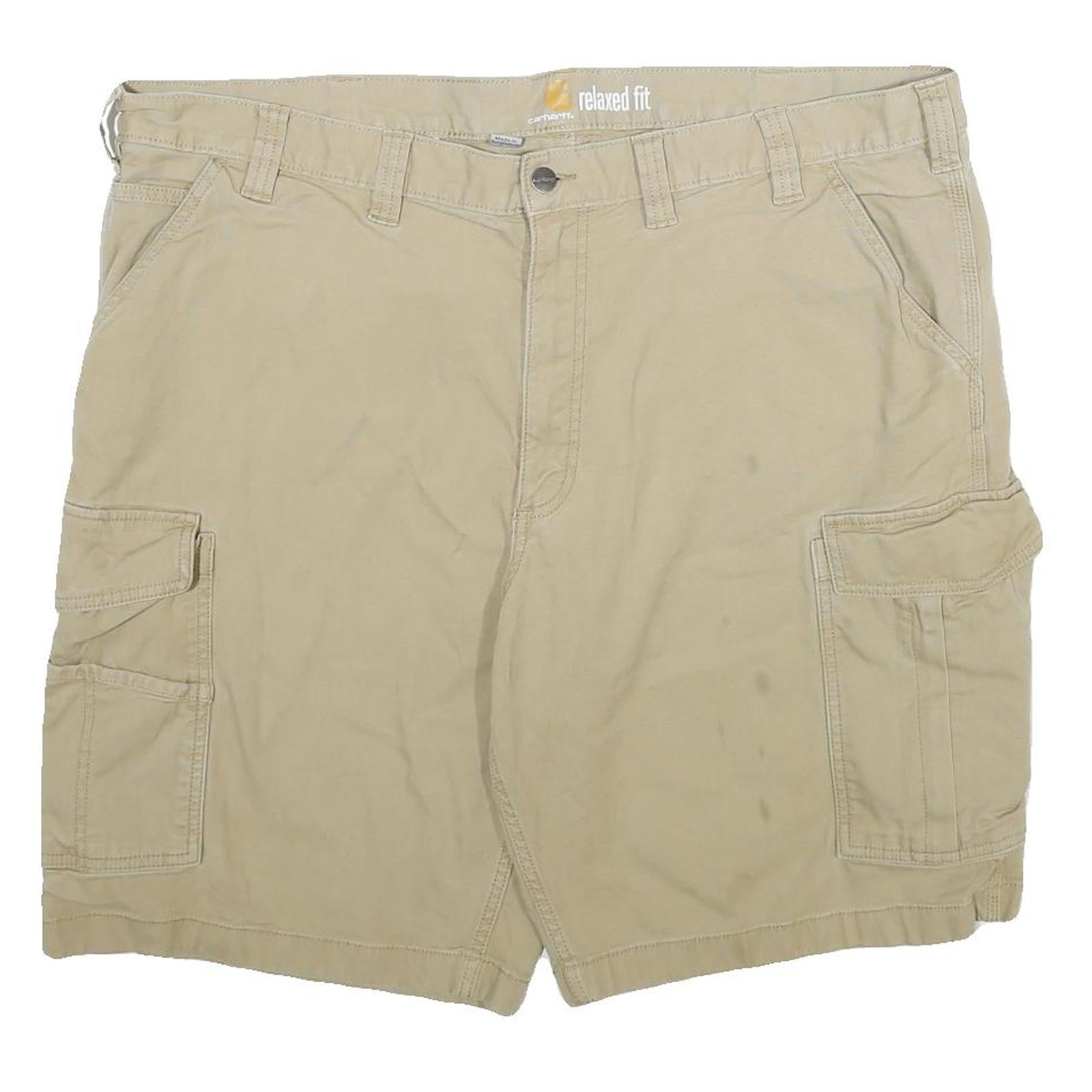 Buy CARHARTT Mens Shorts Beige Cargo Relaxed Fit Large Size 2XL W44 Casual Refurbished - $41.59 CARHARTT Mens Shorts Beige Cargo Relaxed Fit Large Size 2XL W44 Casual Refurbished - N/A refurbished available on Cerqular