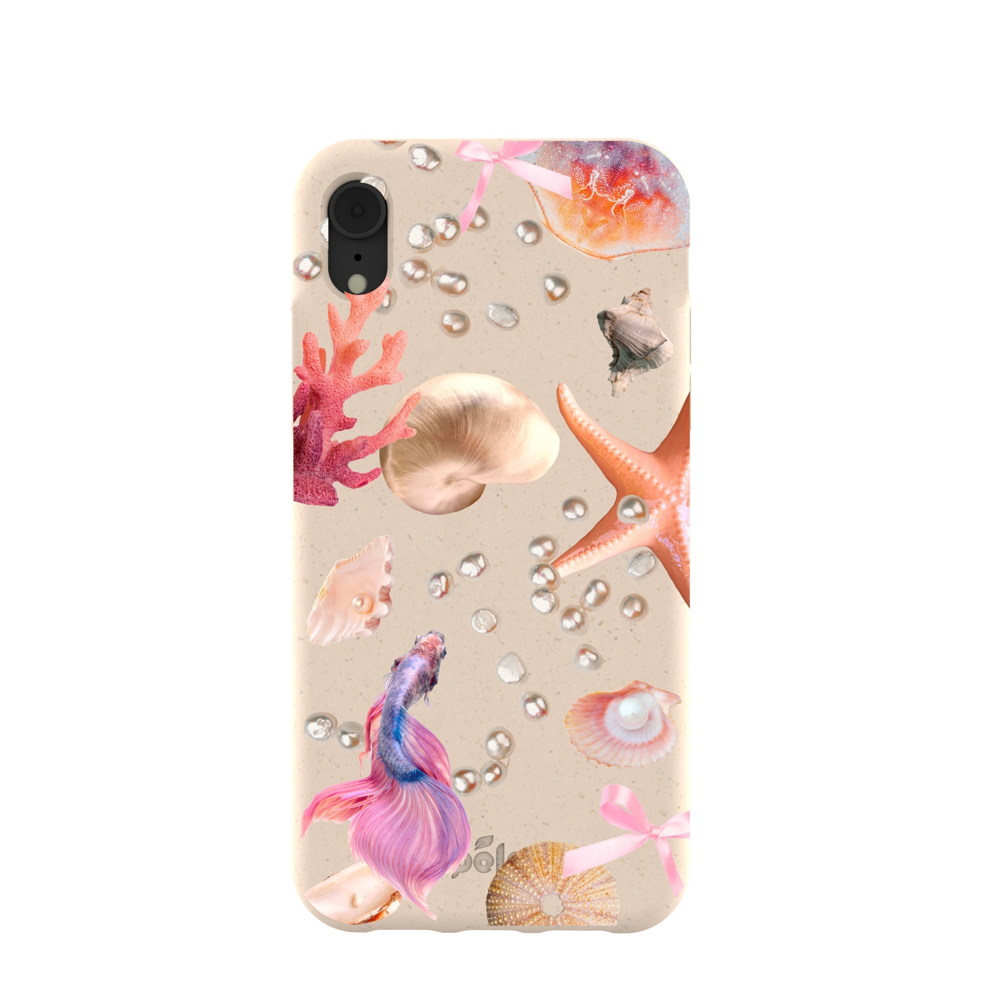 Seashell Aqua Dreams iPhone XR Case Refurbished - Pela Case refurbished available on Cerqular