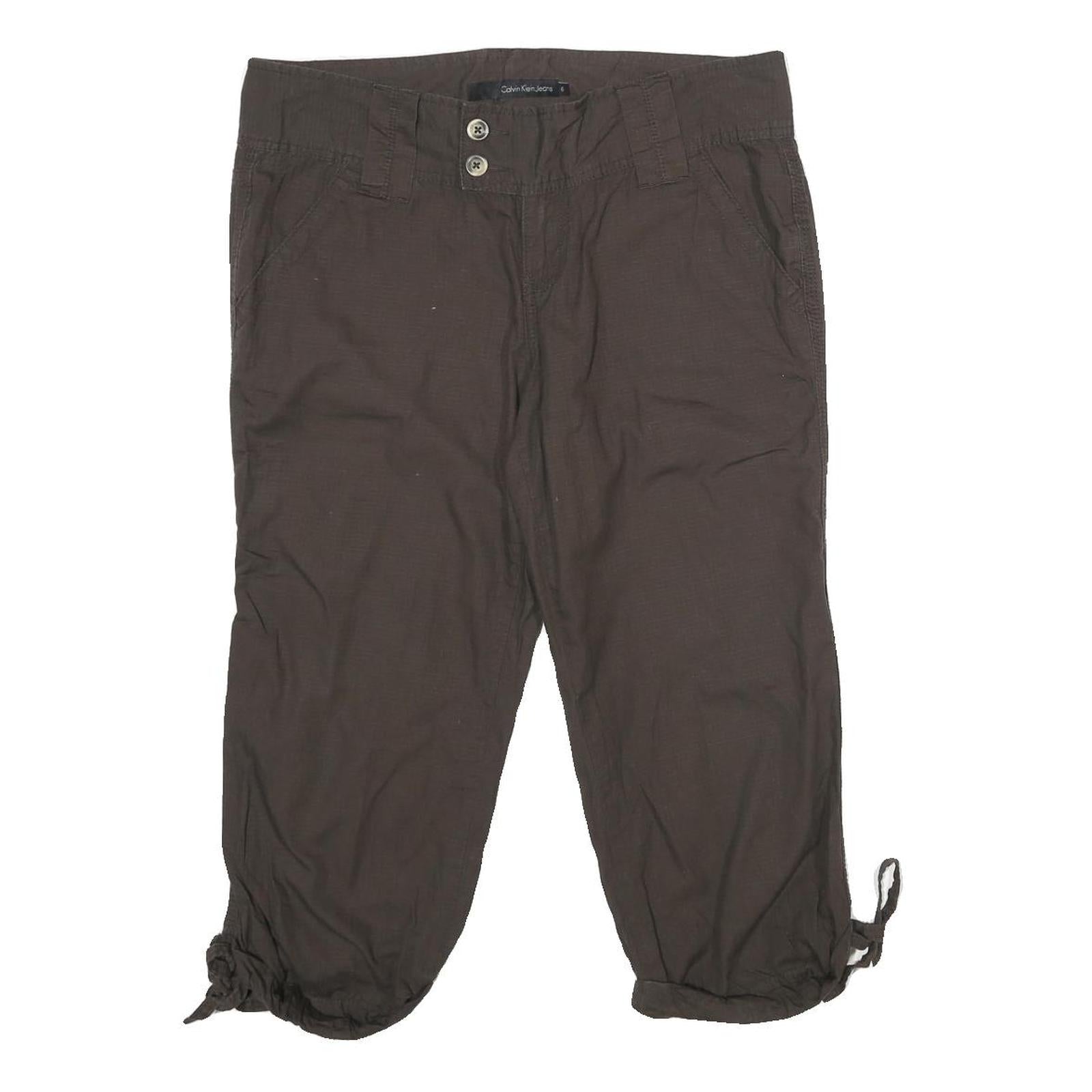 Buy CALVIN KLEIN JEANS Womens Shorts Brown Casual L W34 Drawstring Hem Refurbished - $22.09 CALVIN KLEIN JEANS Womens Shorts Brown Casual L W34 Drawstring Hem Refurbished - N/A refurbished available on Cerqular