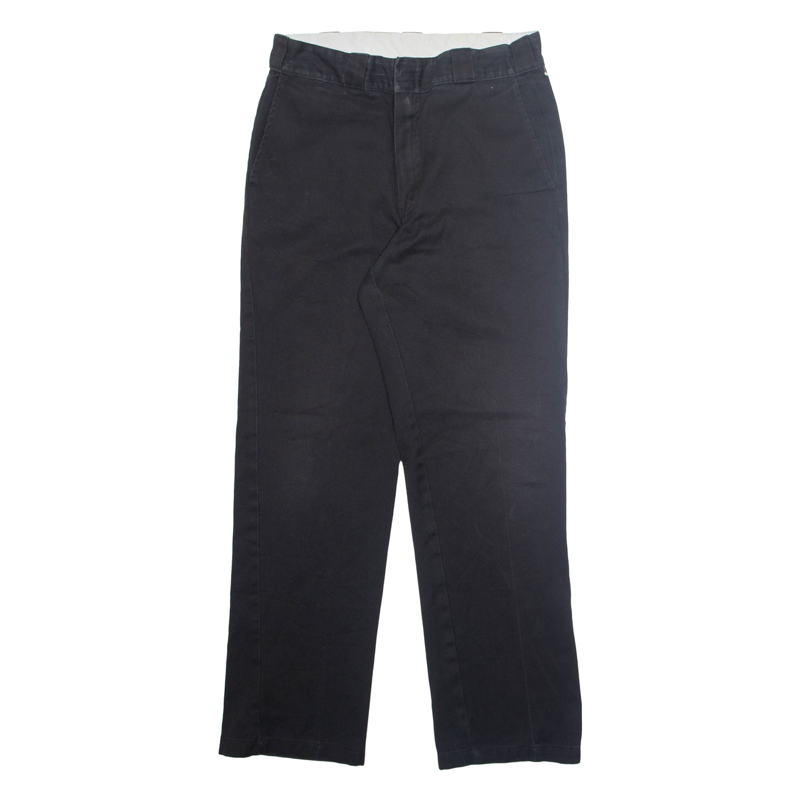 DICKIES Chino Mens Trousers Black Regular Straight W32 L32 Refurbished - N/A refurbished available on Cerqular