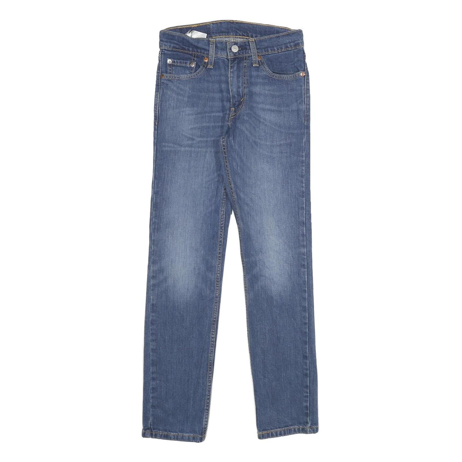 LEVI'S 511 Slim Mens Jeans Blue Slim Skinny Denim Medium W26 L29 Stretch Zip Refurbished - N/A refurbished available on Cerqular
