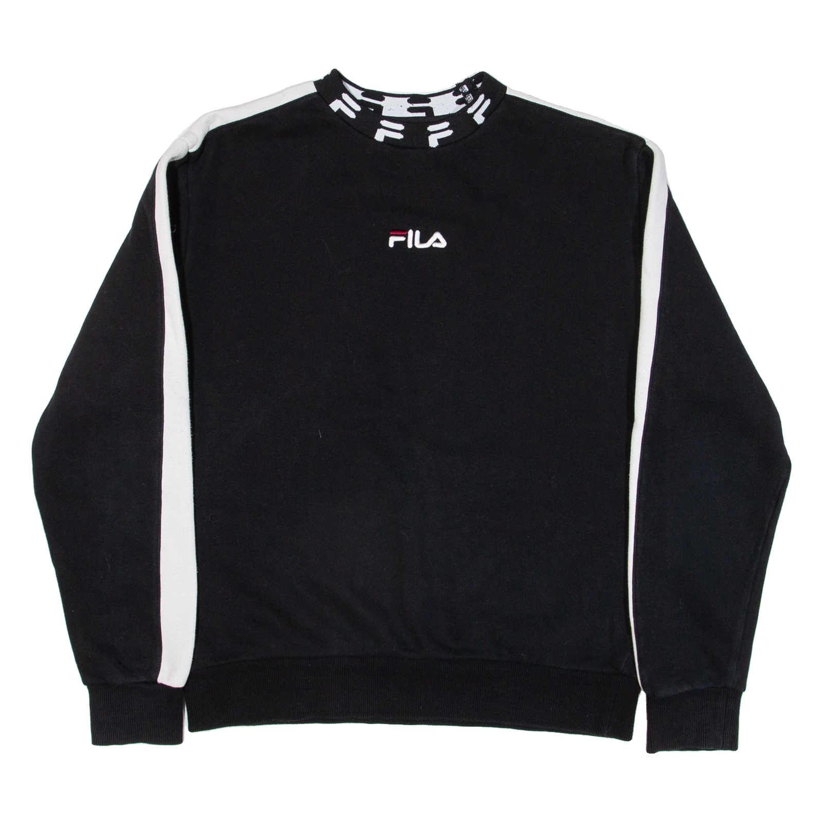 FILA Womens Sweatshirt Black S Refurbished - N/A refurbished available on Cerqular