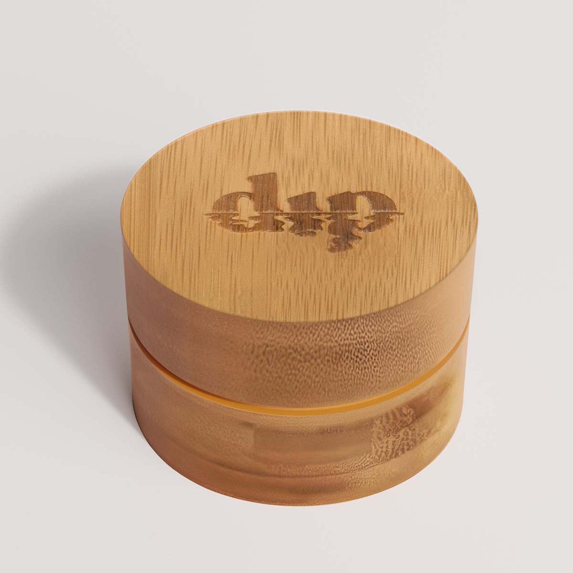 Mini Bamboo Travel Case with Coaster Refurbished - Dip Sustainable Hair Care refurbished available on Cerqular
