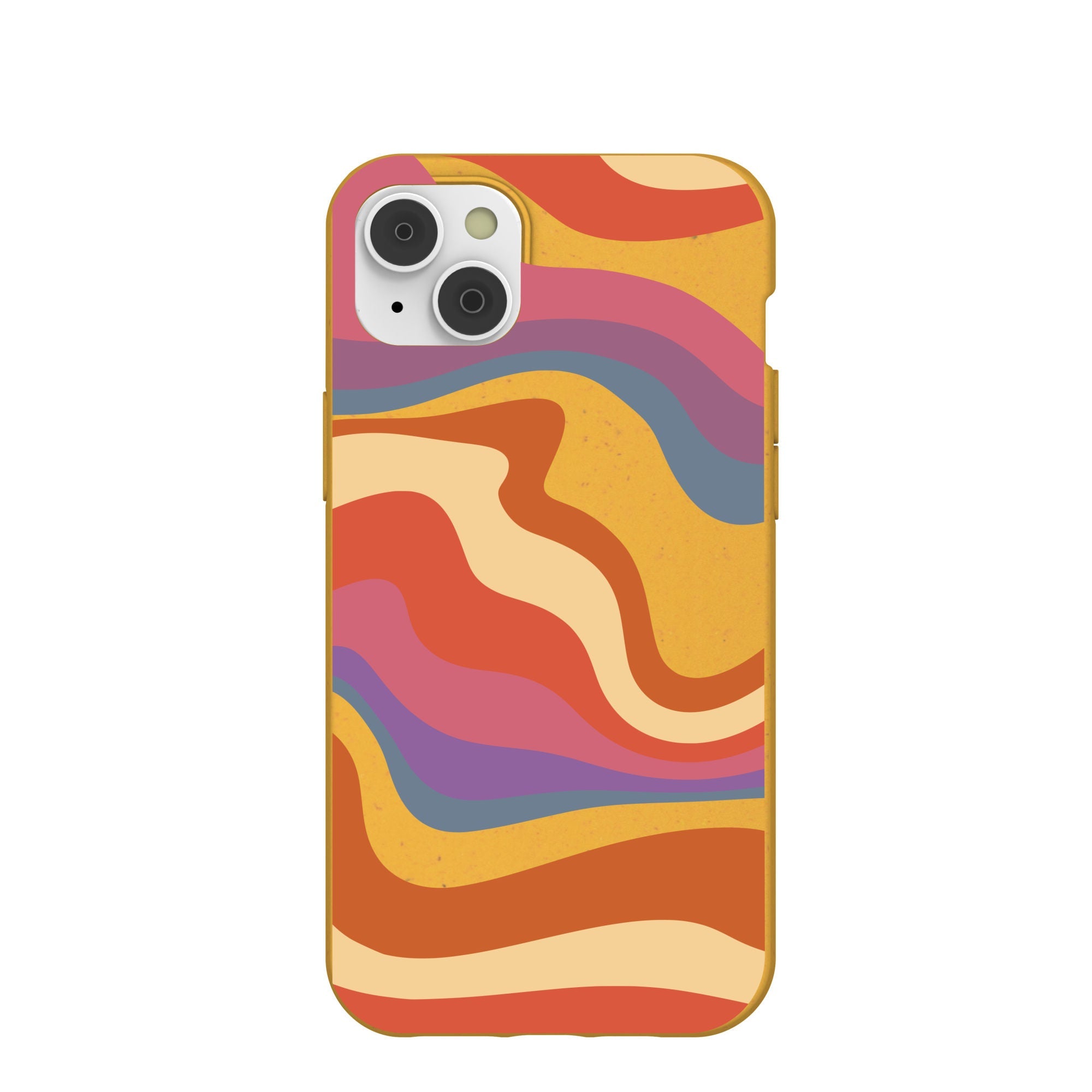 Honey Liquid Sunset iPhone 14 Plus Case Refurbished - Pela Case refurbished available on Cerqular