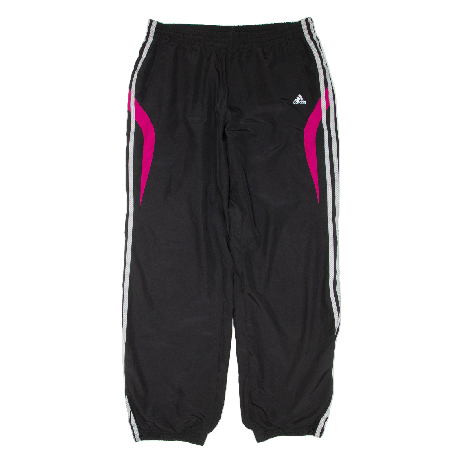 ADIDAS Womens Track Pants Black Tapered UK 16 W32 L31 Refurbished - N/A refurbished available on Cerqular